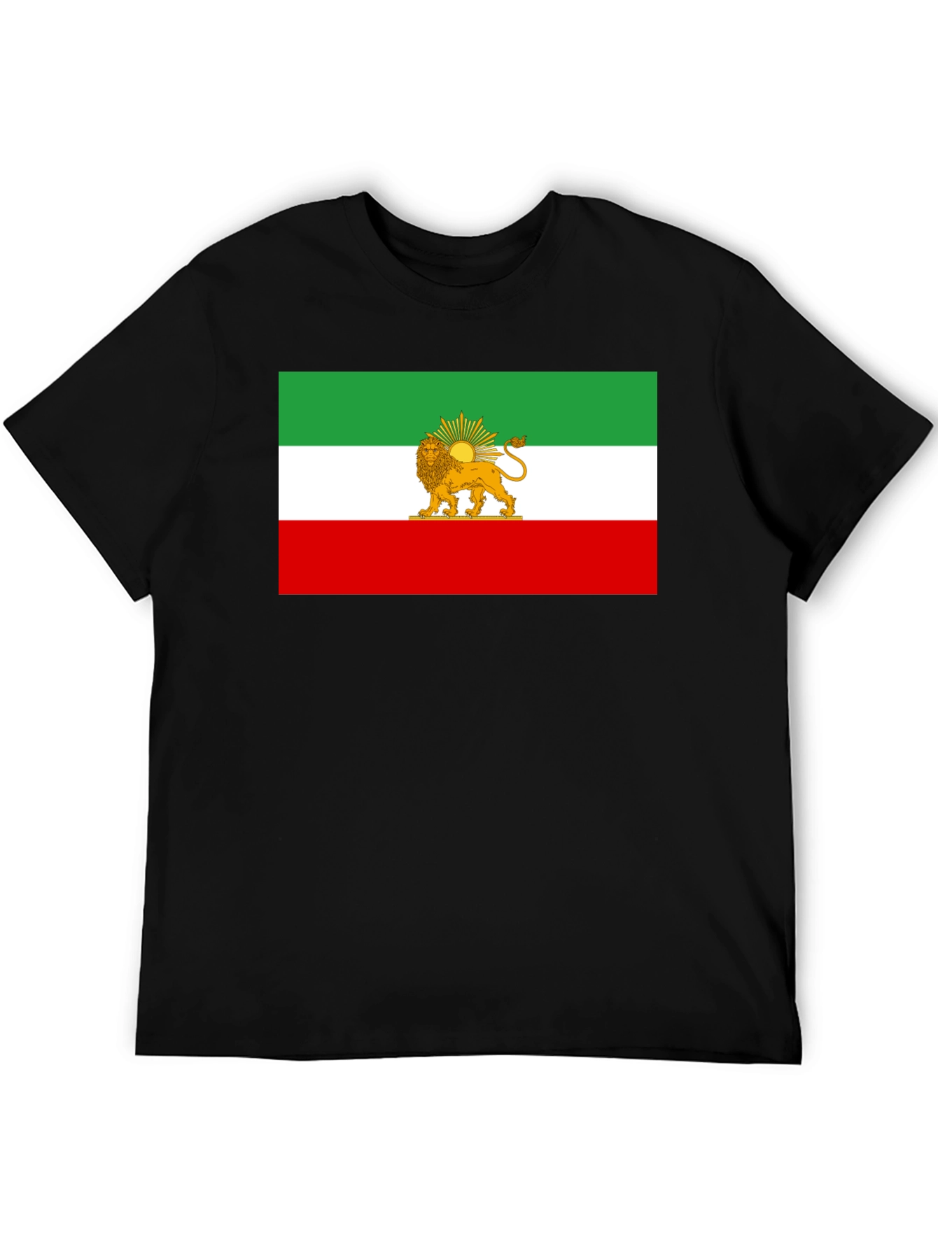 Iran Flag Lion & Sun Graphic Tee