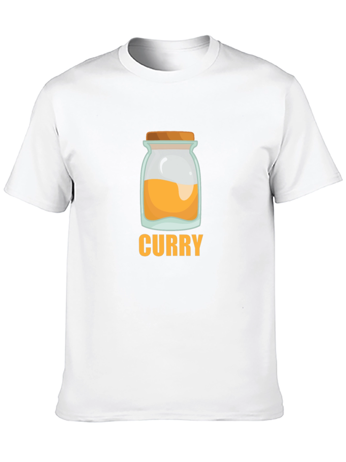 Curry Jar Graphic T-Shirt - Unique Foodie Tee