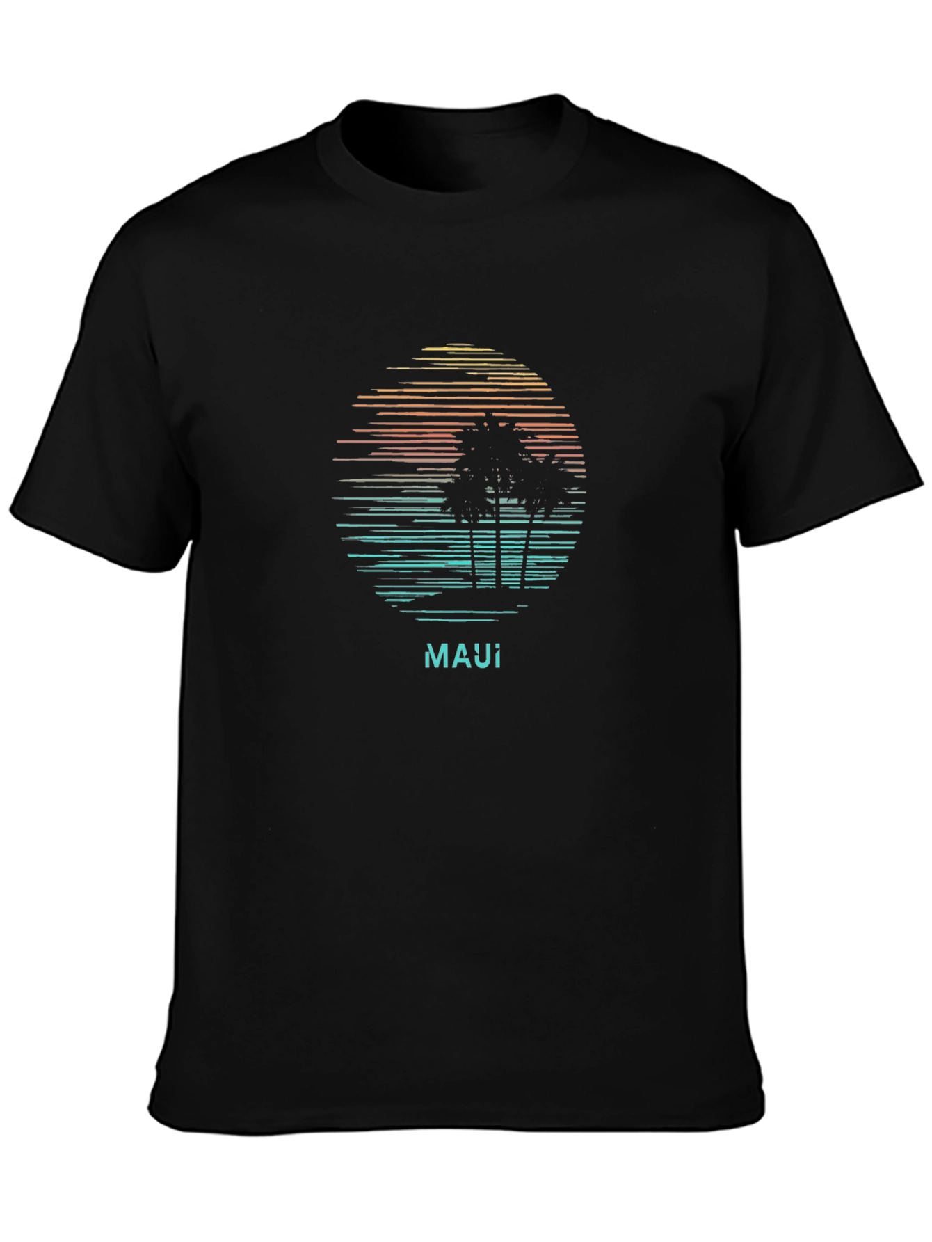 Maui Palm Tree Sunset T-Shirt
