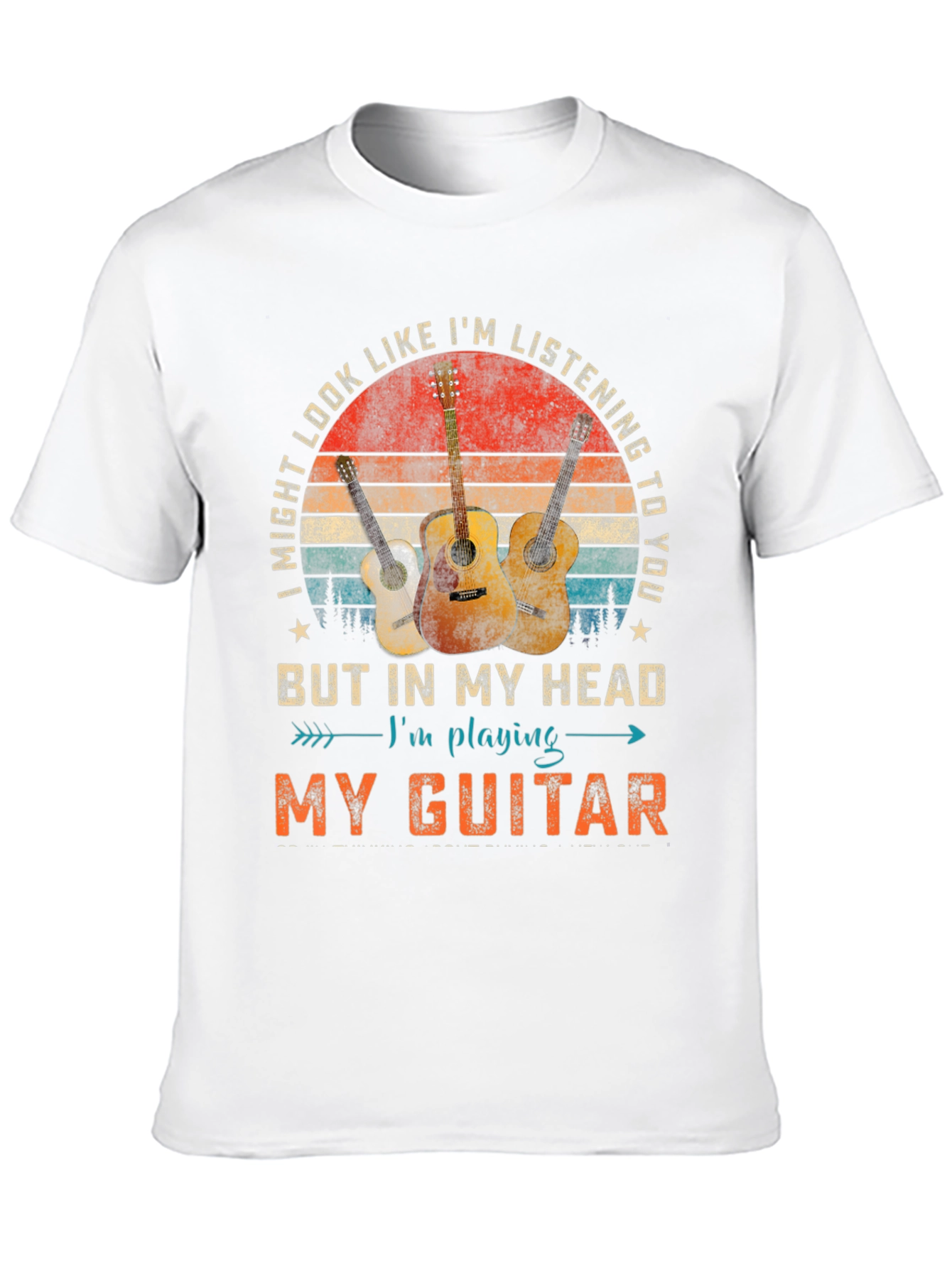 Guitar Player T-Shirt - Im Playing My Guitar