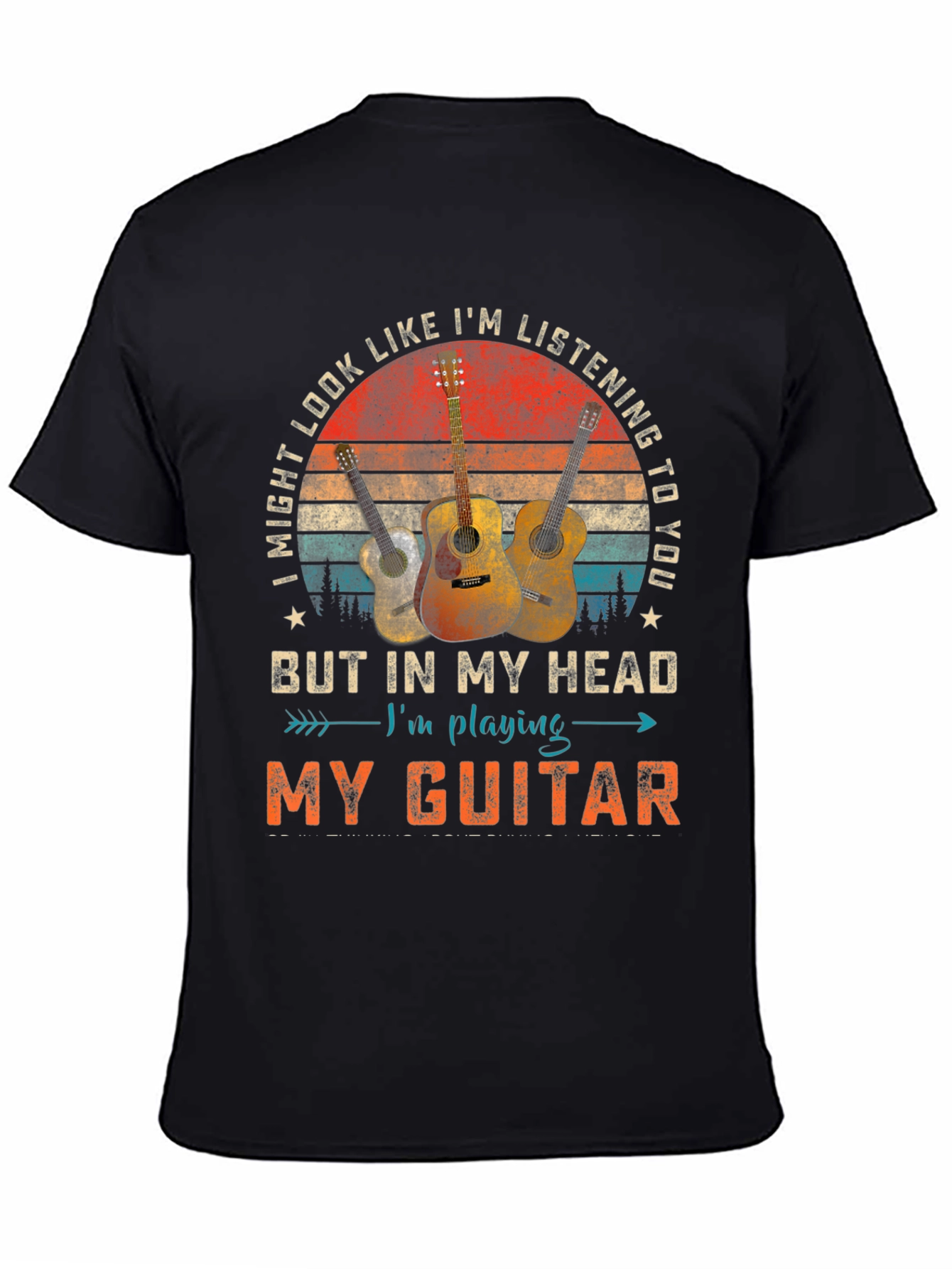Guitar Player T-Shirt - Im Playing My Guitar