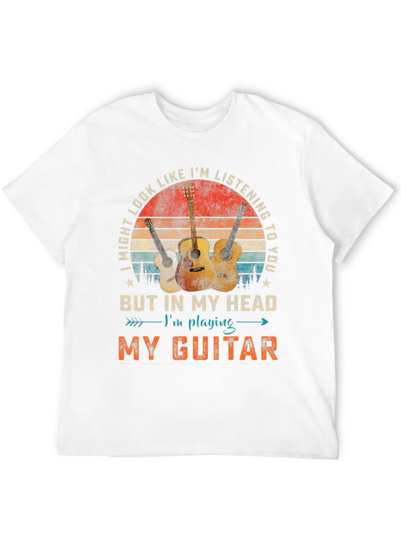 Guitar Player T-Shirt - Im Playing My Guitar