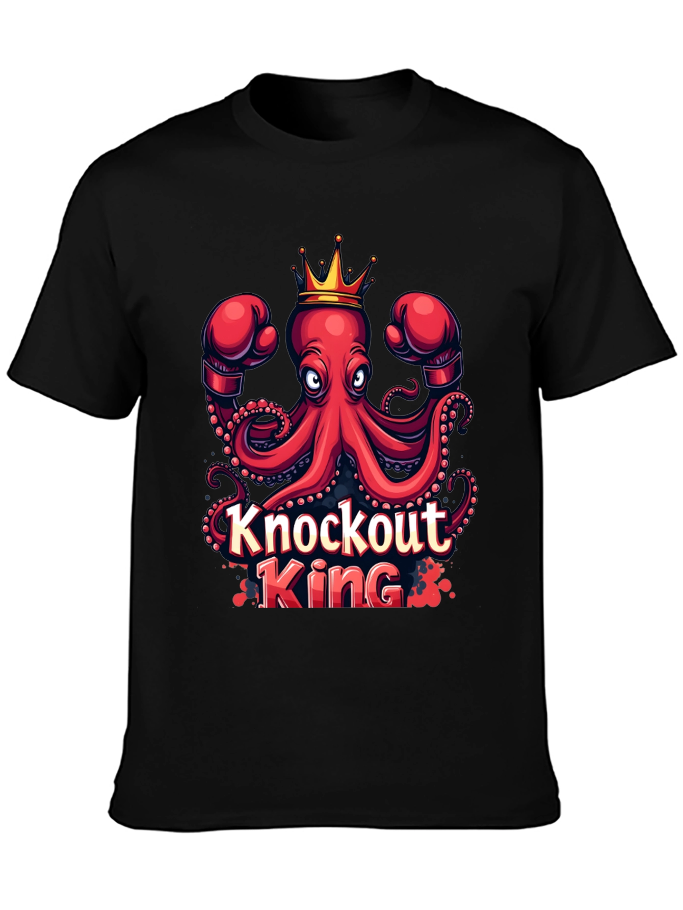 Knockout King Octopus Graphic Tee