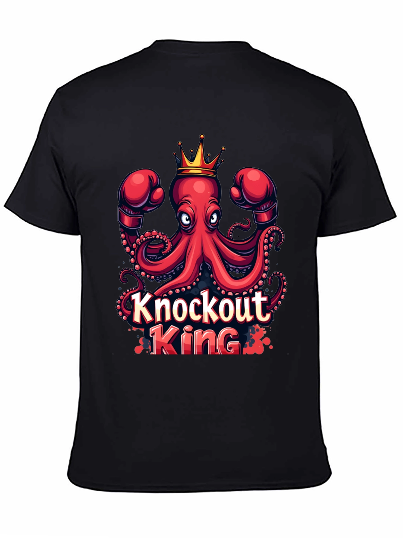 Knockout King Octopus Graphic Tee