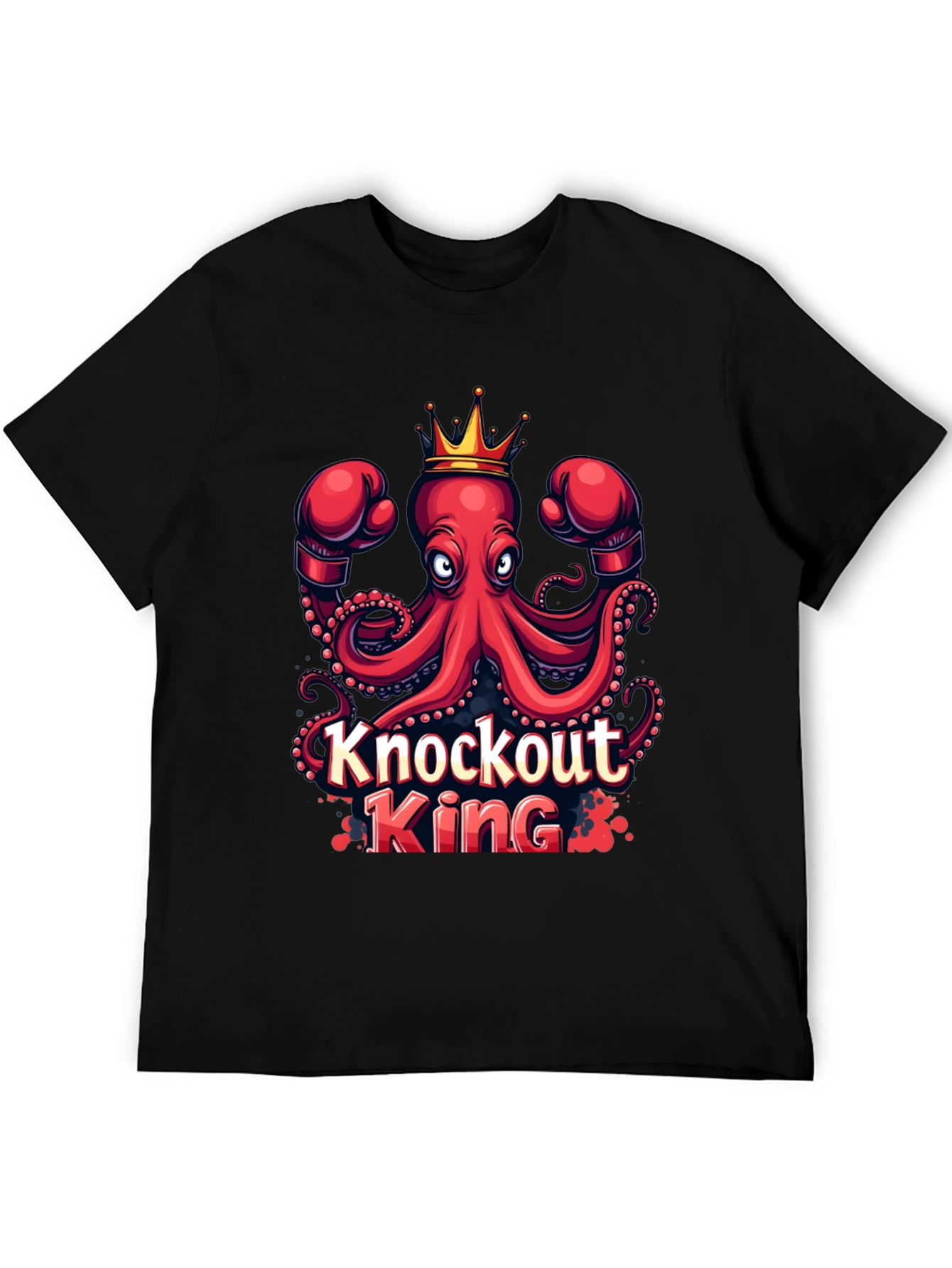 Knockout King Octopus Graphic Tee
