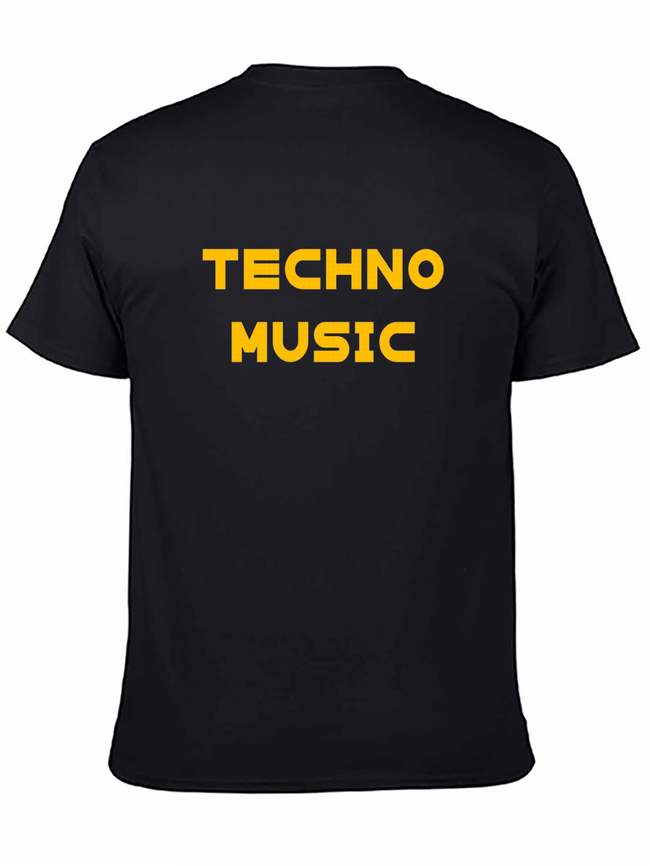 Techno Music Graphic T-Shirt - Black