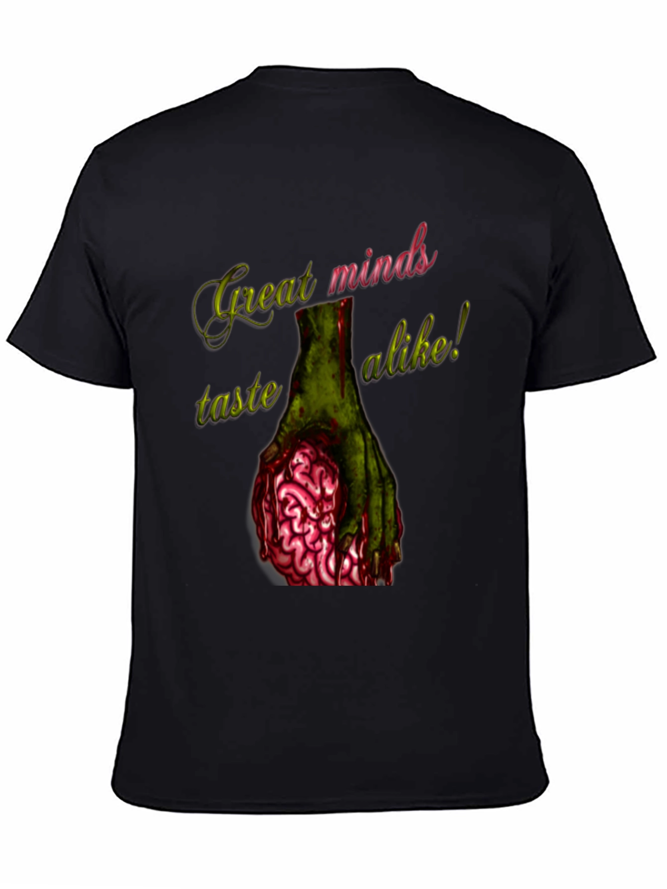 Zombie Brain T-Shirt - Great Minds Taste Alike