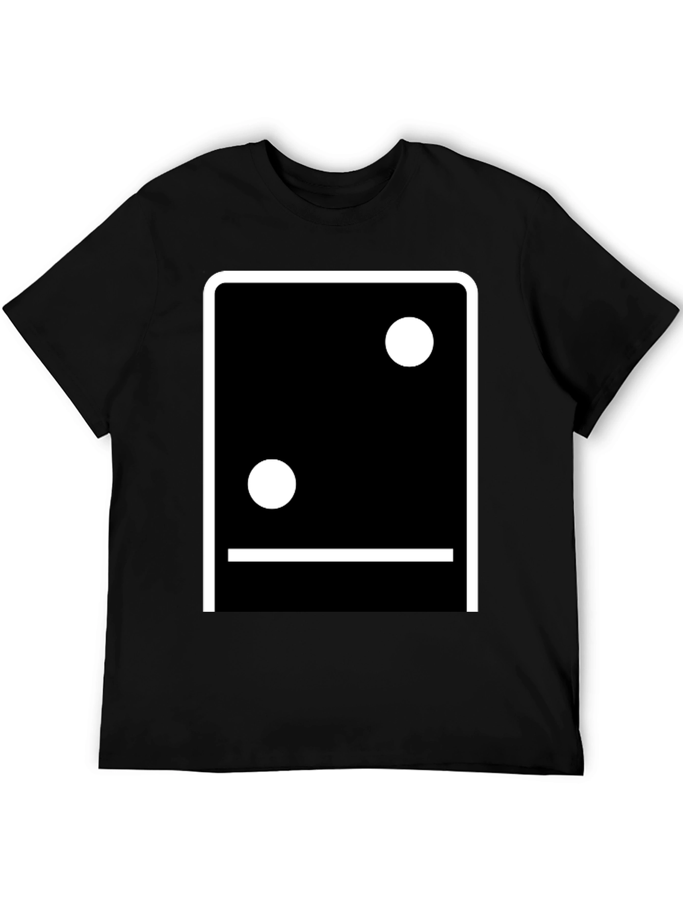 Minimalist Domino Inspired Graphic T-Shirt