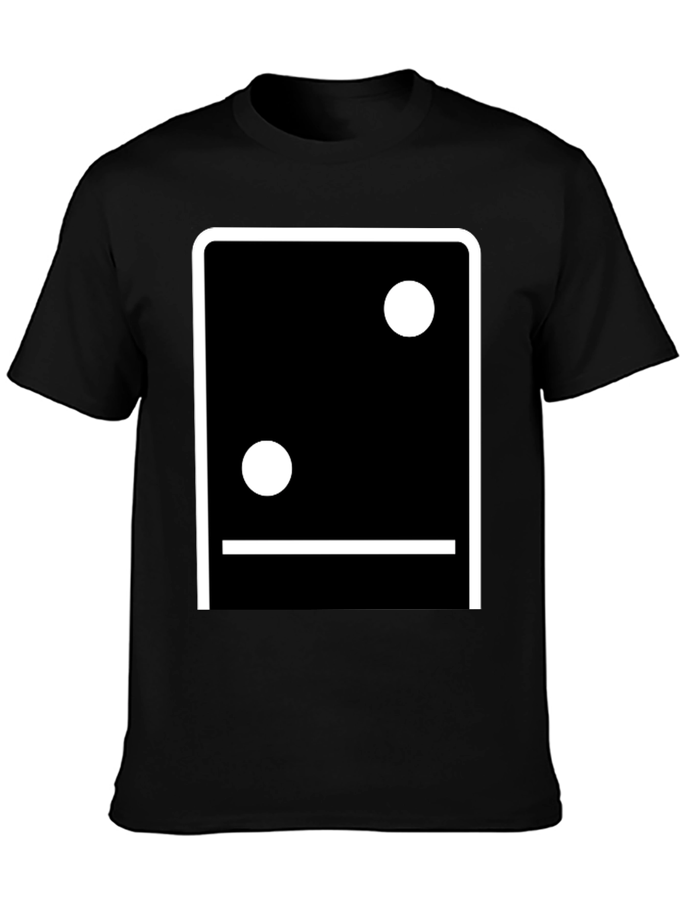 Minimalist Domino Inspired Graphic T-Shirt