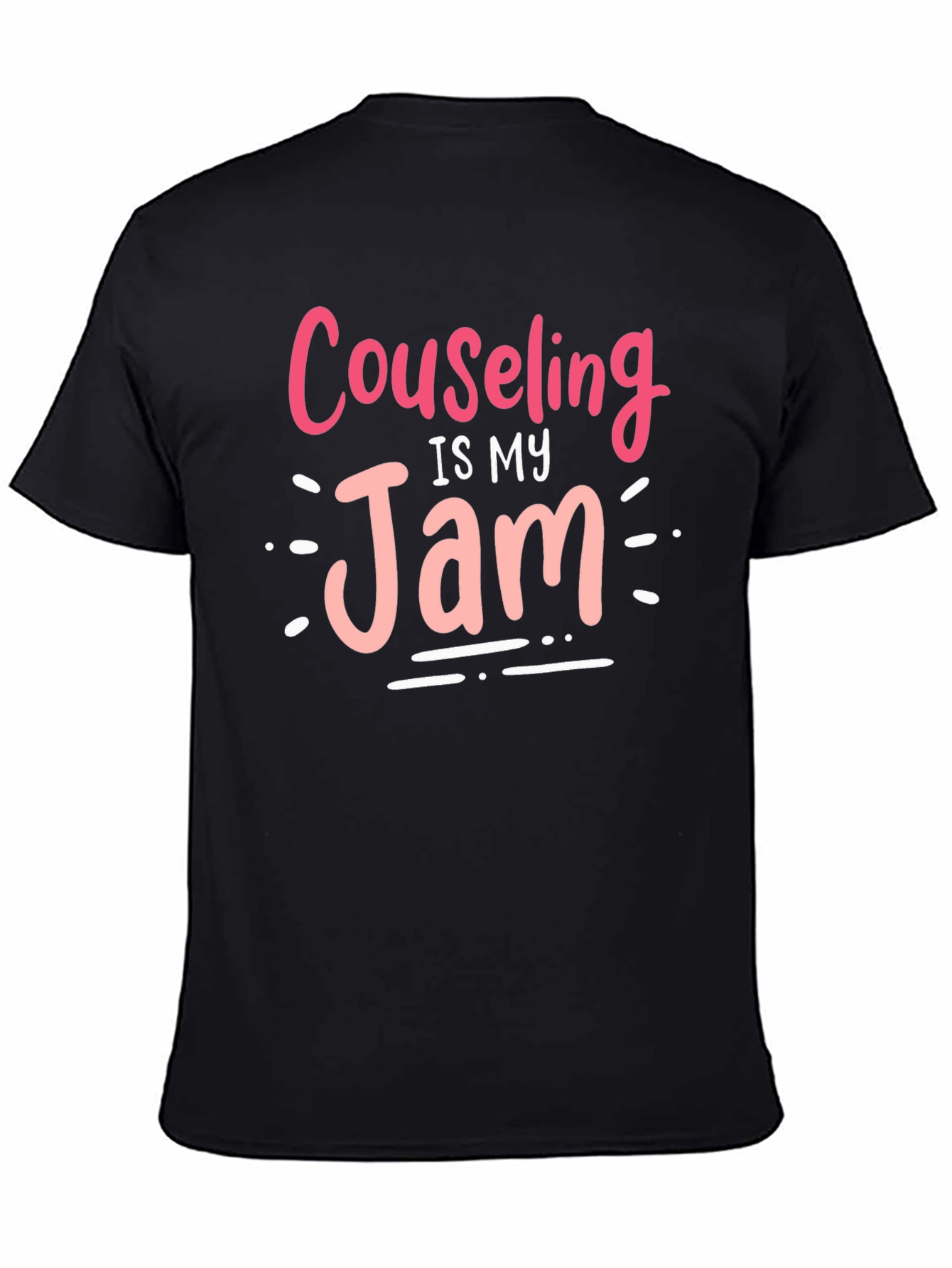 Counseling Is My Jam Tee - Black