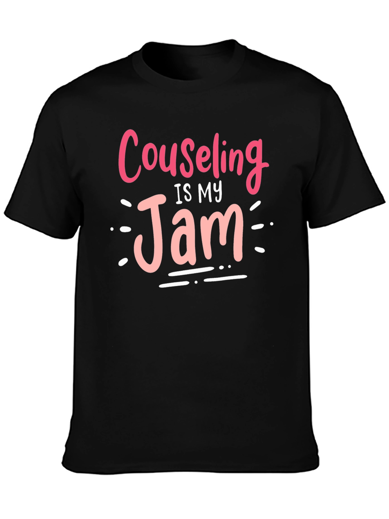 Counseling Is My Jam Tee - Black