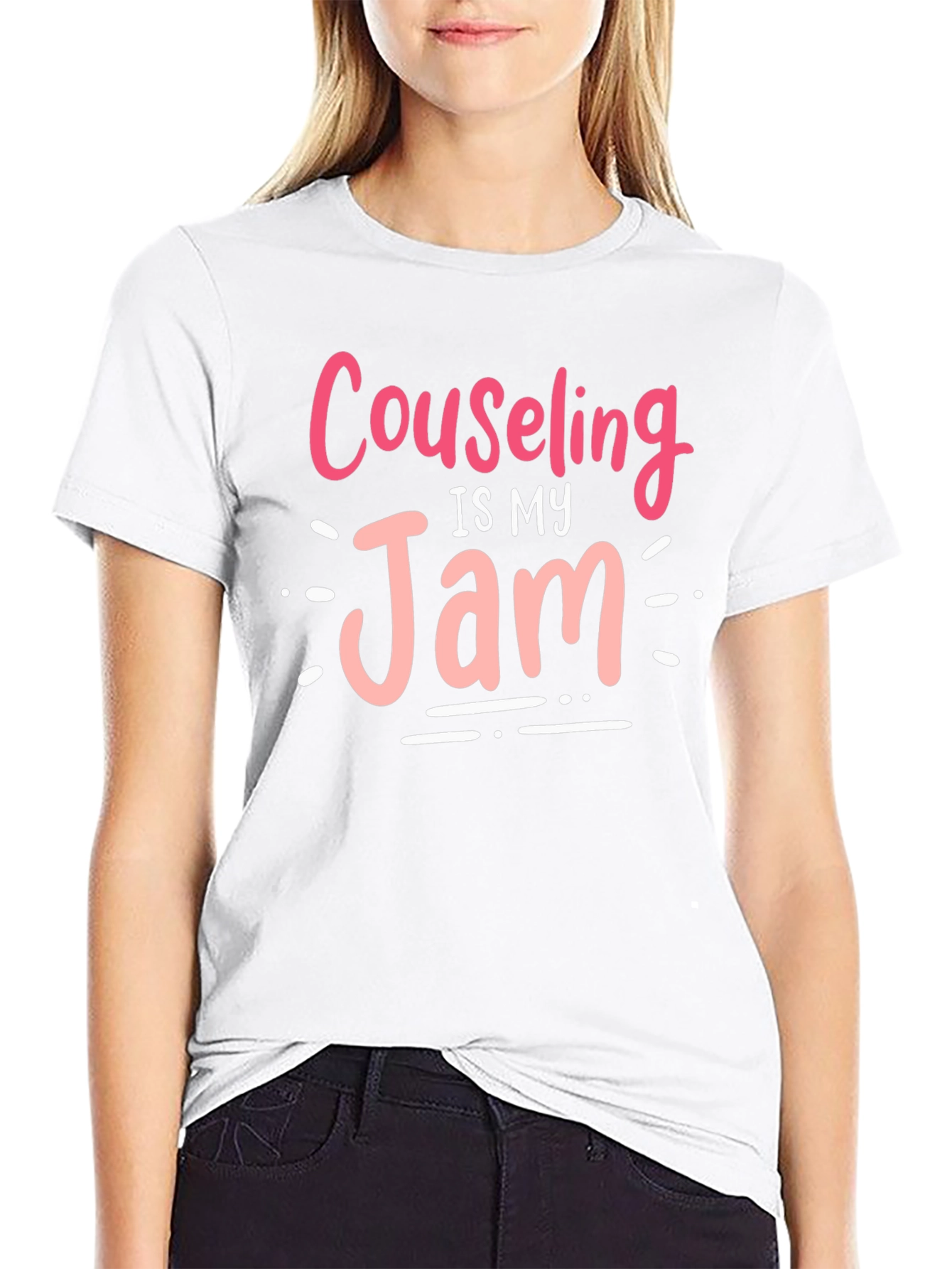 Counseling Is My Jam Tee - Black