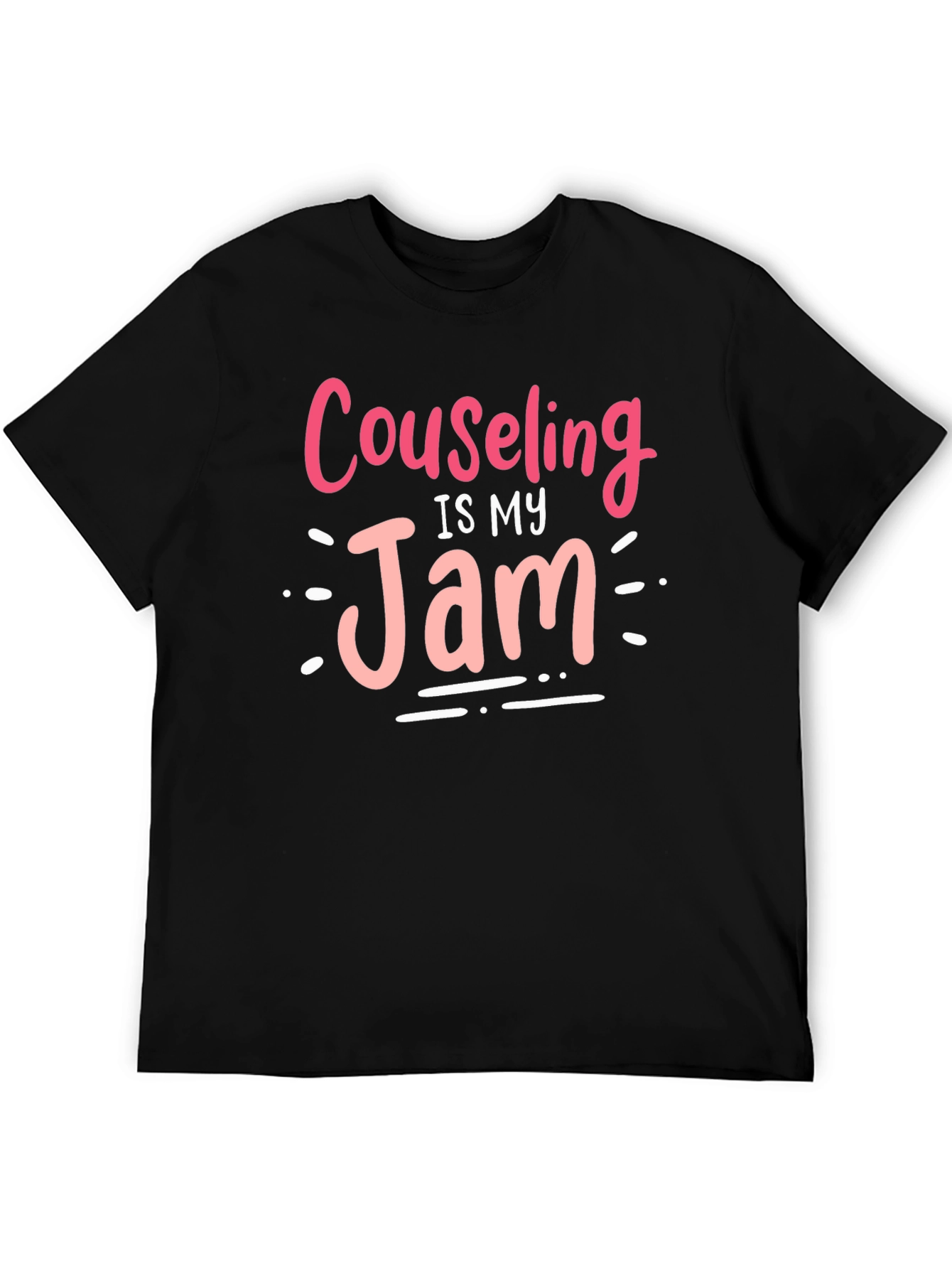 Counseling Is My Jam Tee - Black