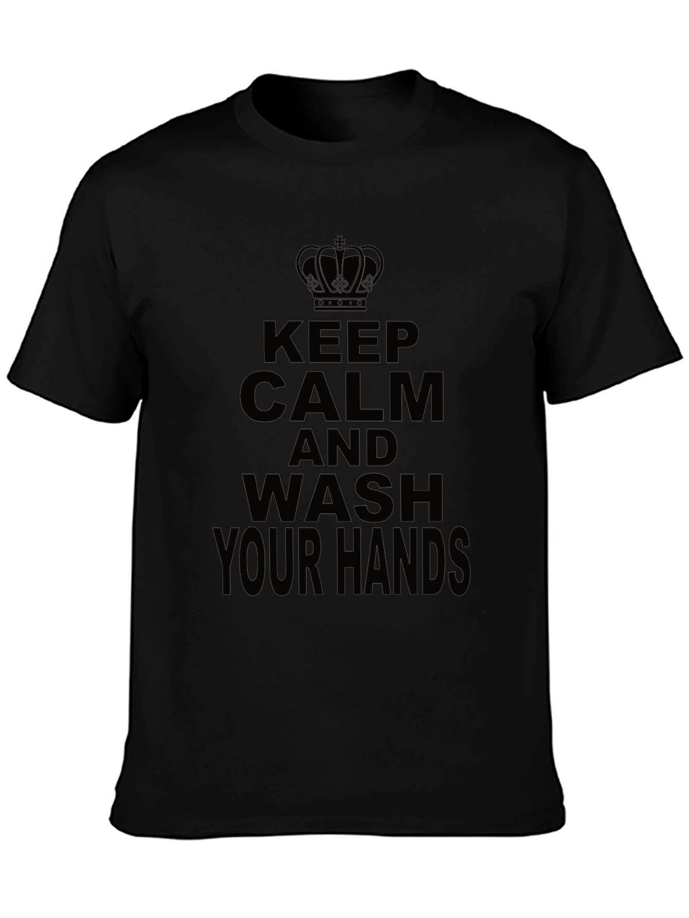 Keep Calm Wash Hands Novelty T-Shirt
