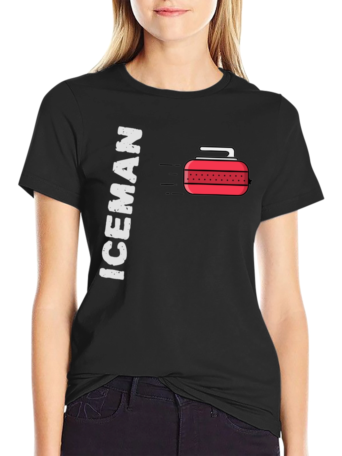Iceman Curling T-Shirt - Sports Tee