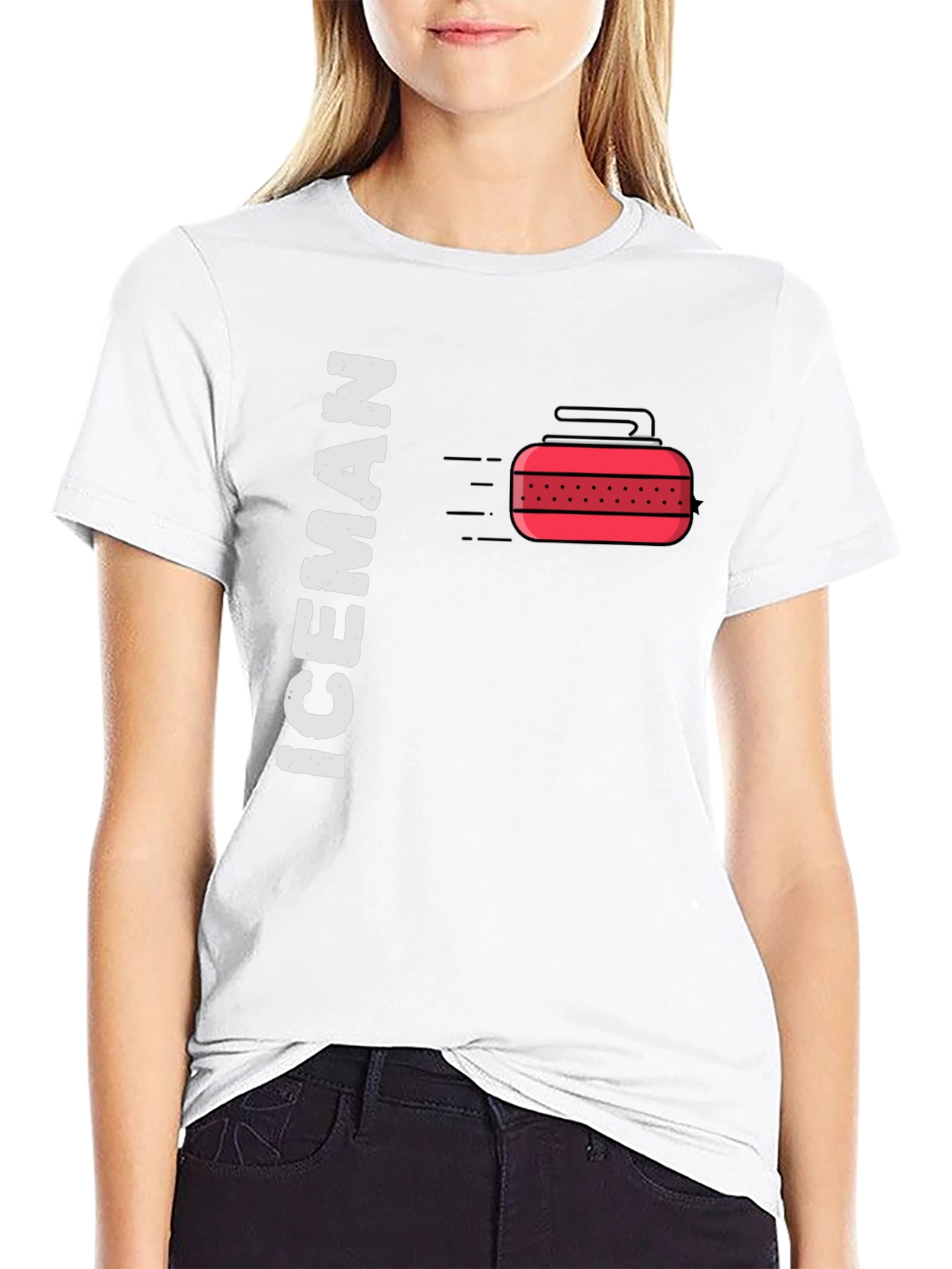 Iceman Curling T-Shirt - Sports Tee