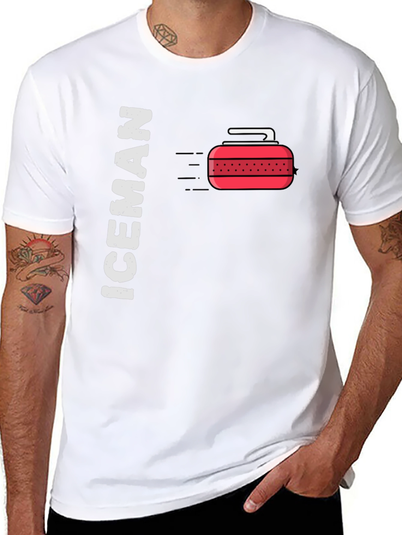 Iceman Curling T-Shirt - Sports Tee