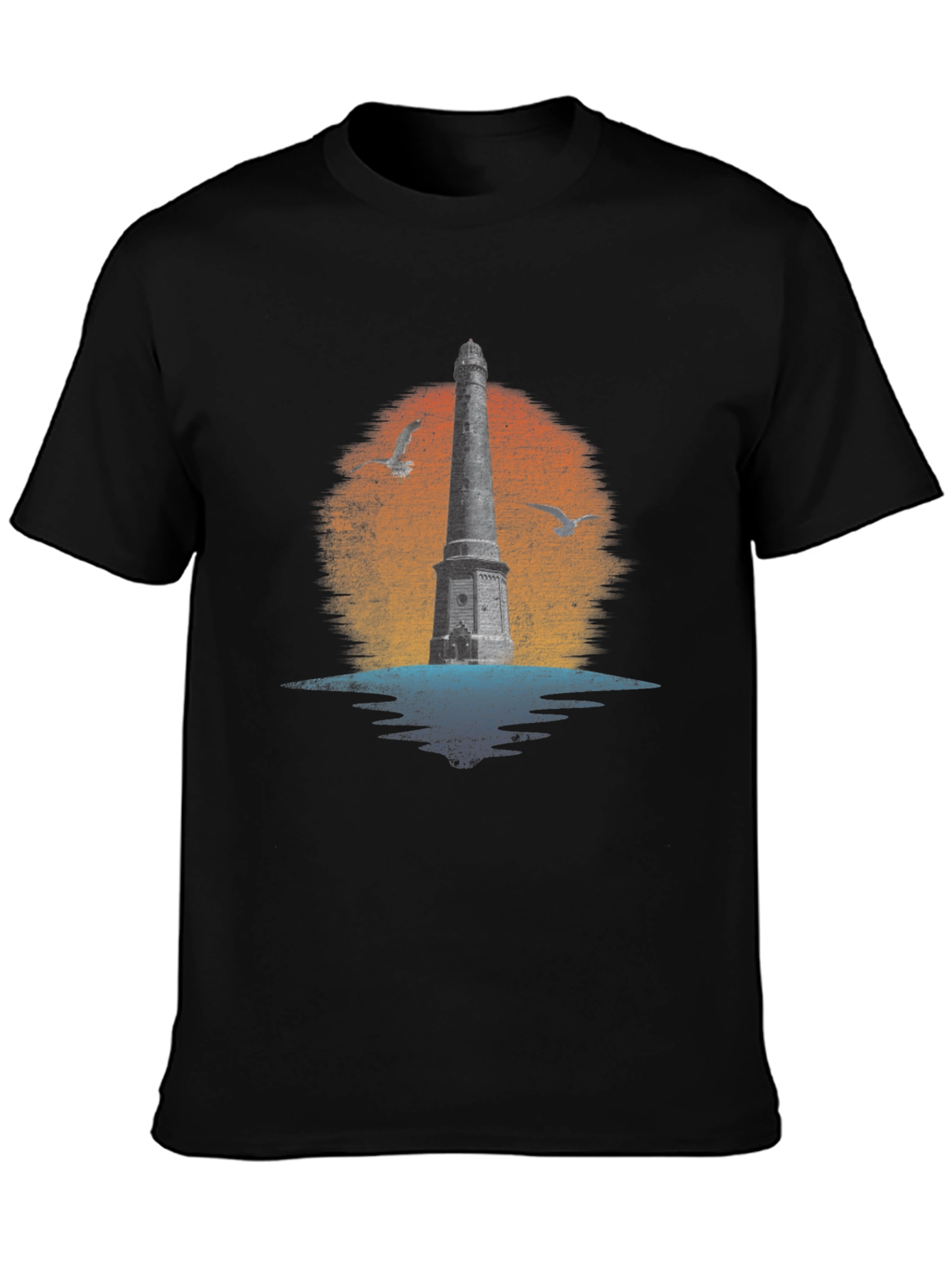 Lighthouse Graphic Tee - Coastal Design