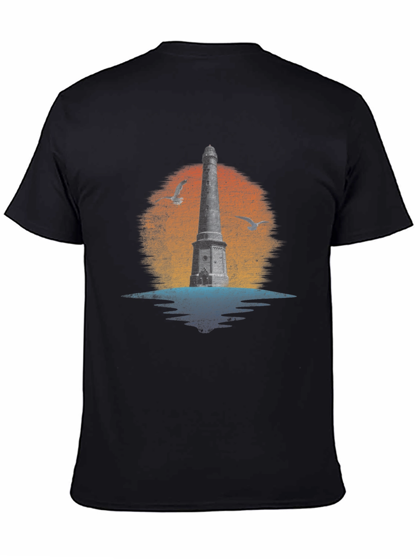 Lighthouse Graphic Tee - Coastal Design