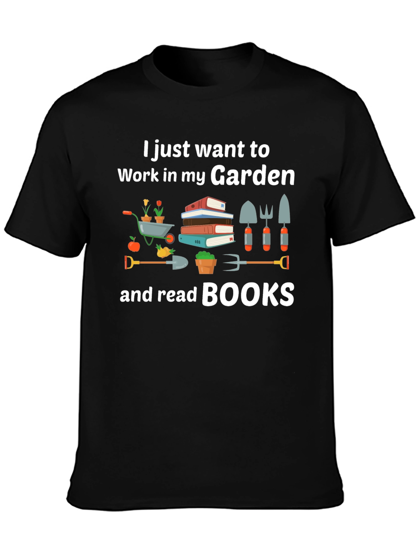 Gardening & Books T-Shirt