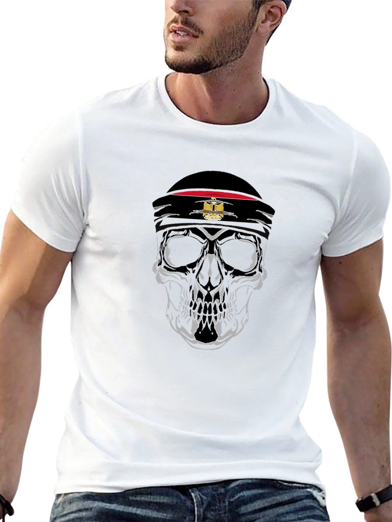 Skull Graphic T-Shirt: Edgy Style