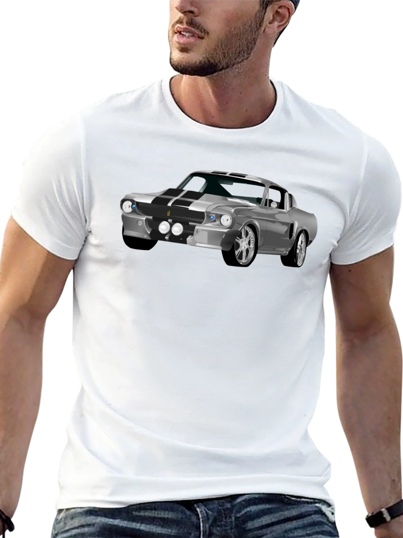 Classic Muscle Car T-Shirt - Shelby Mustang Tribute