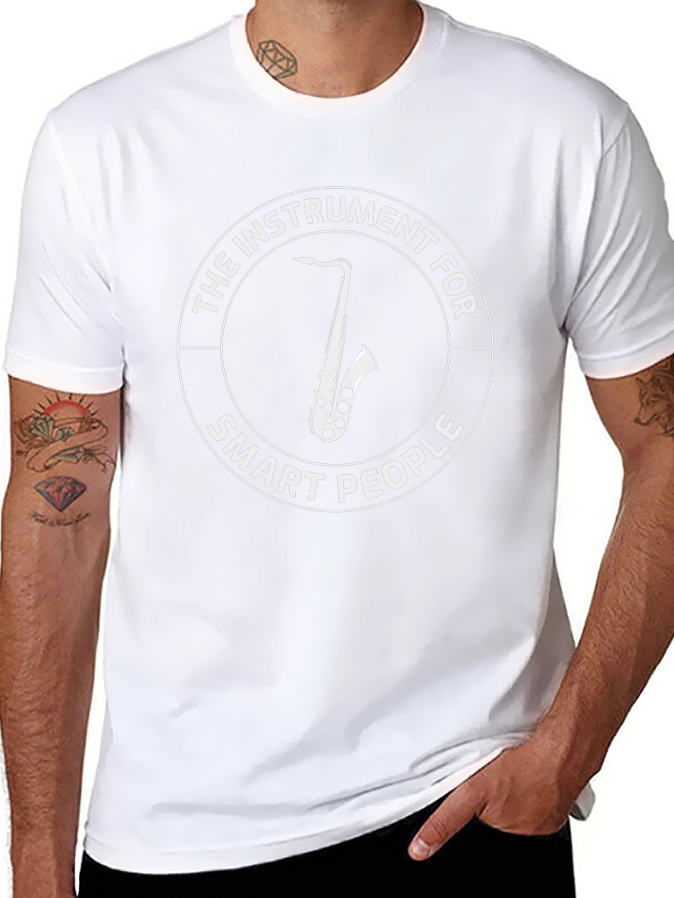 Saxophone T-Shirt - The Instrument For Smart People