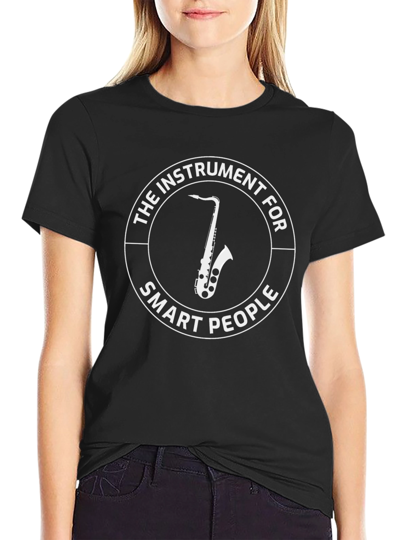 Saxophone T-Shirt - The Instrument For Smart People