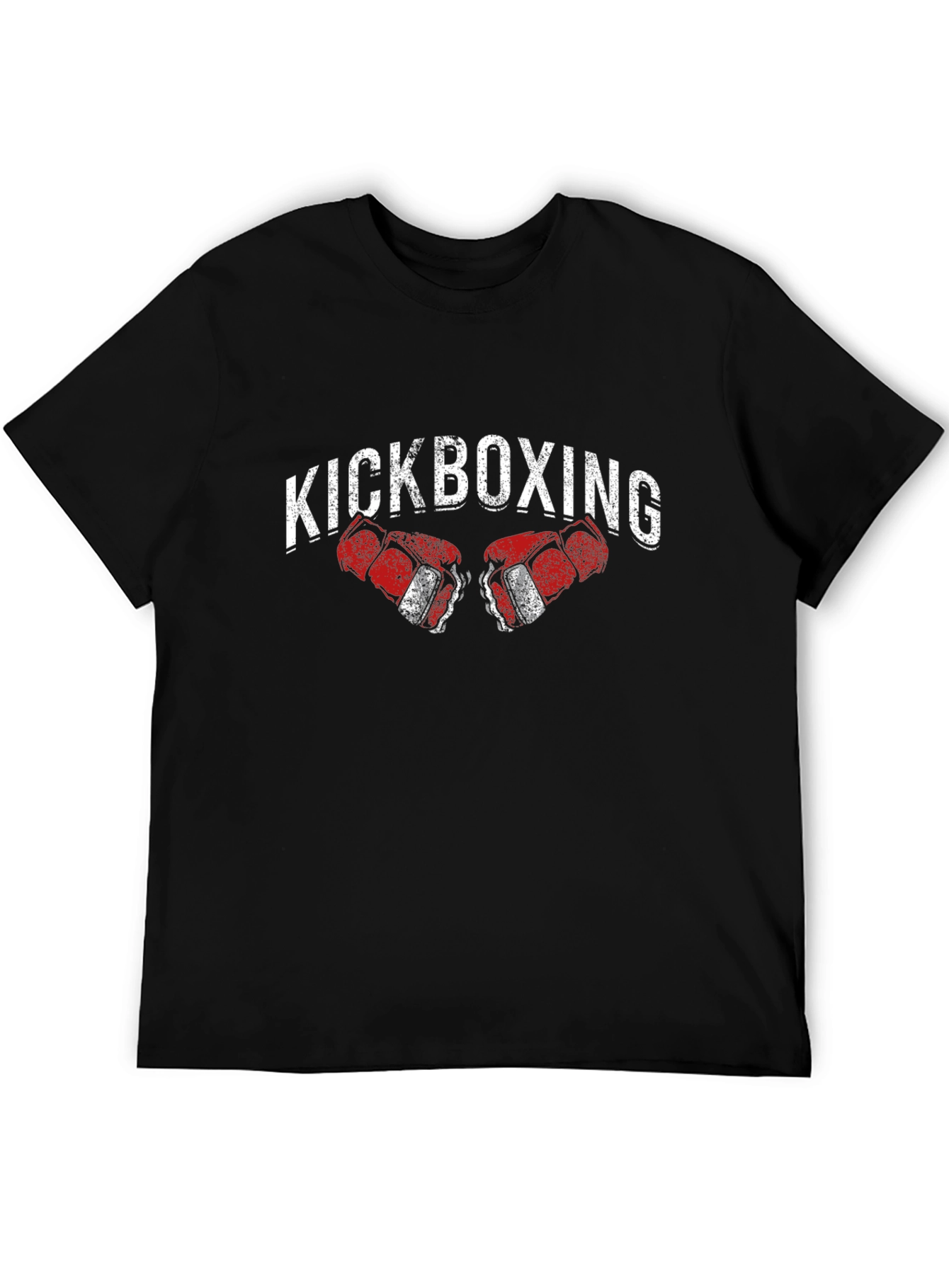 Kickboxing Graphic Tee - Black Martial Arts T-Shirt