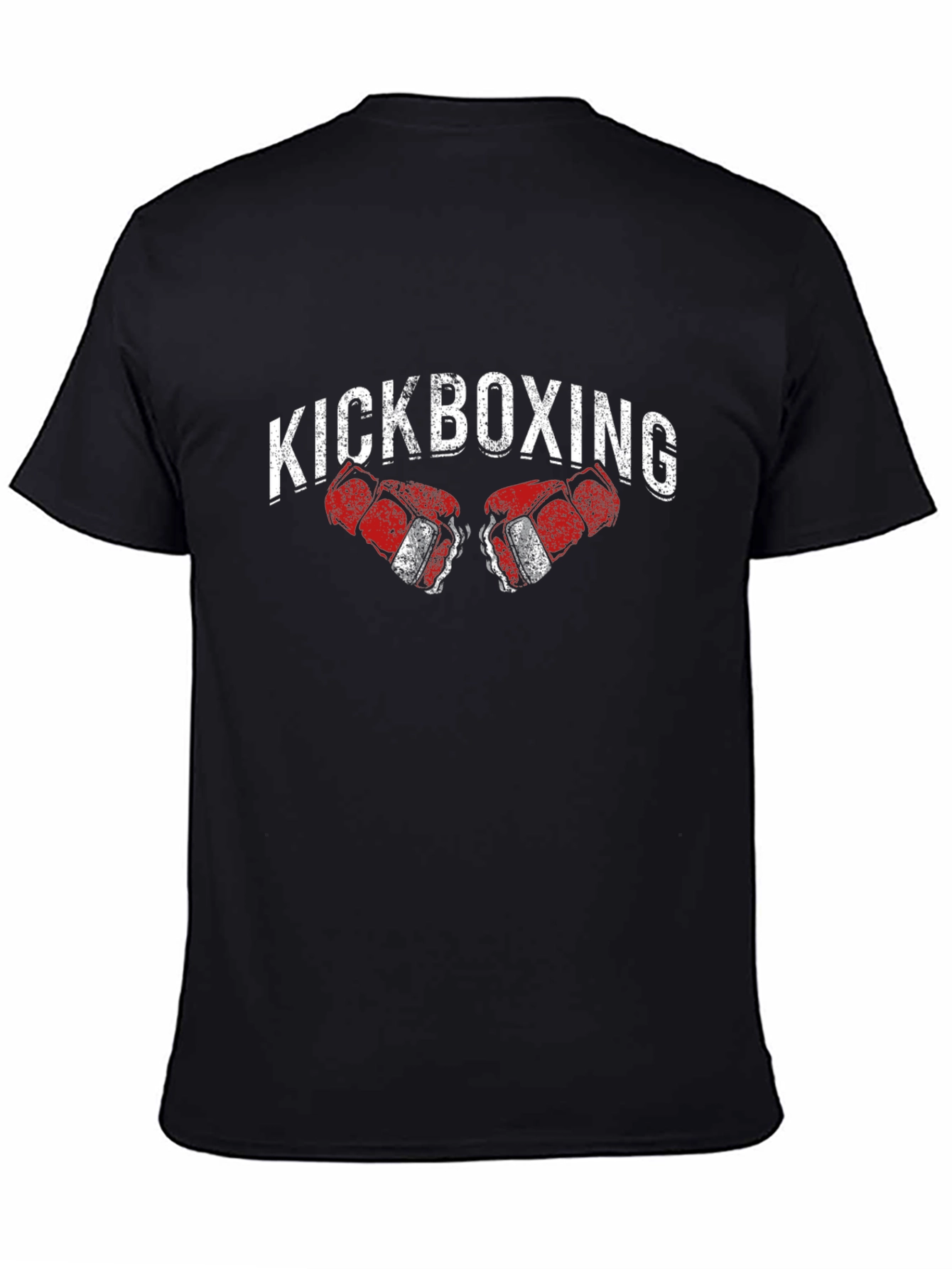 Kickboxing Graphic Tee - Black Martial Arts T-Shirt