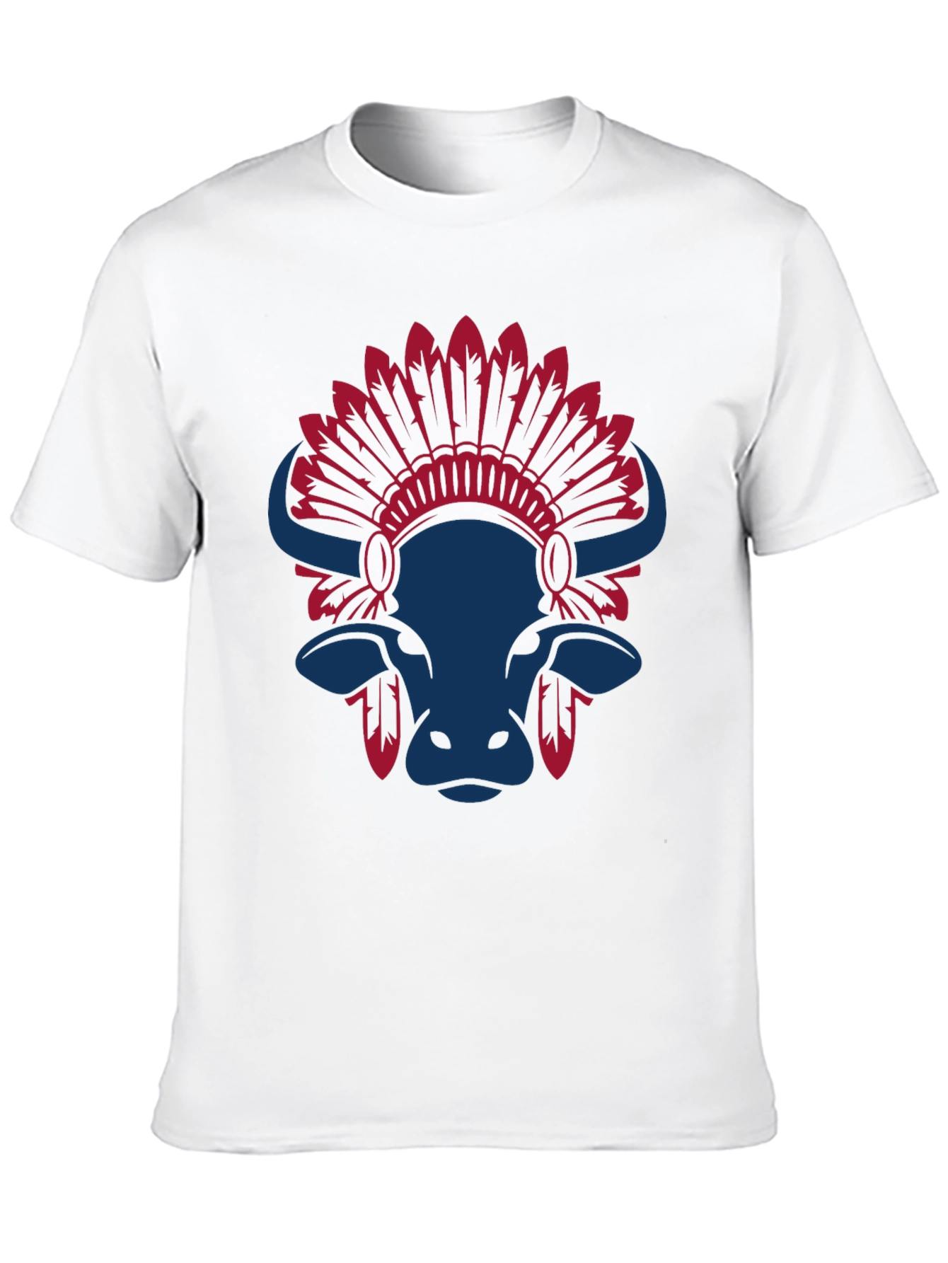 Buffalo Headdress Graphic Tee - Stylish Casual Wear