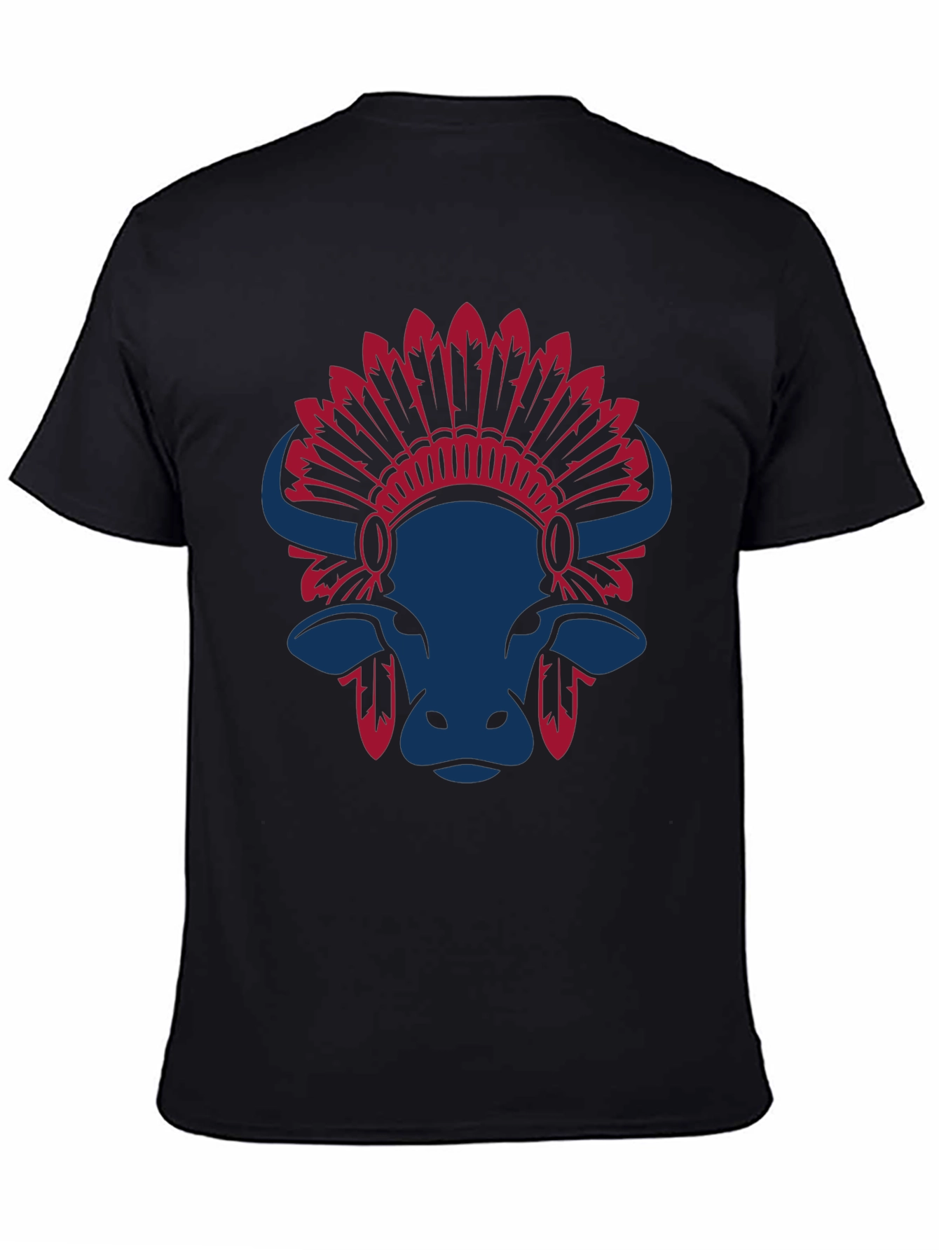 Buffalo Headdress Graphic Tee - Stylish Casual Wear