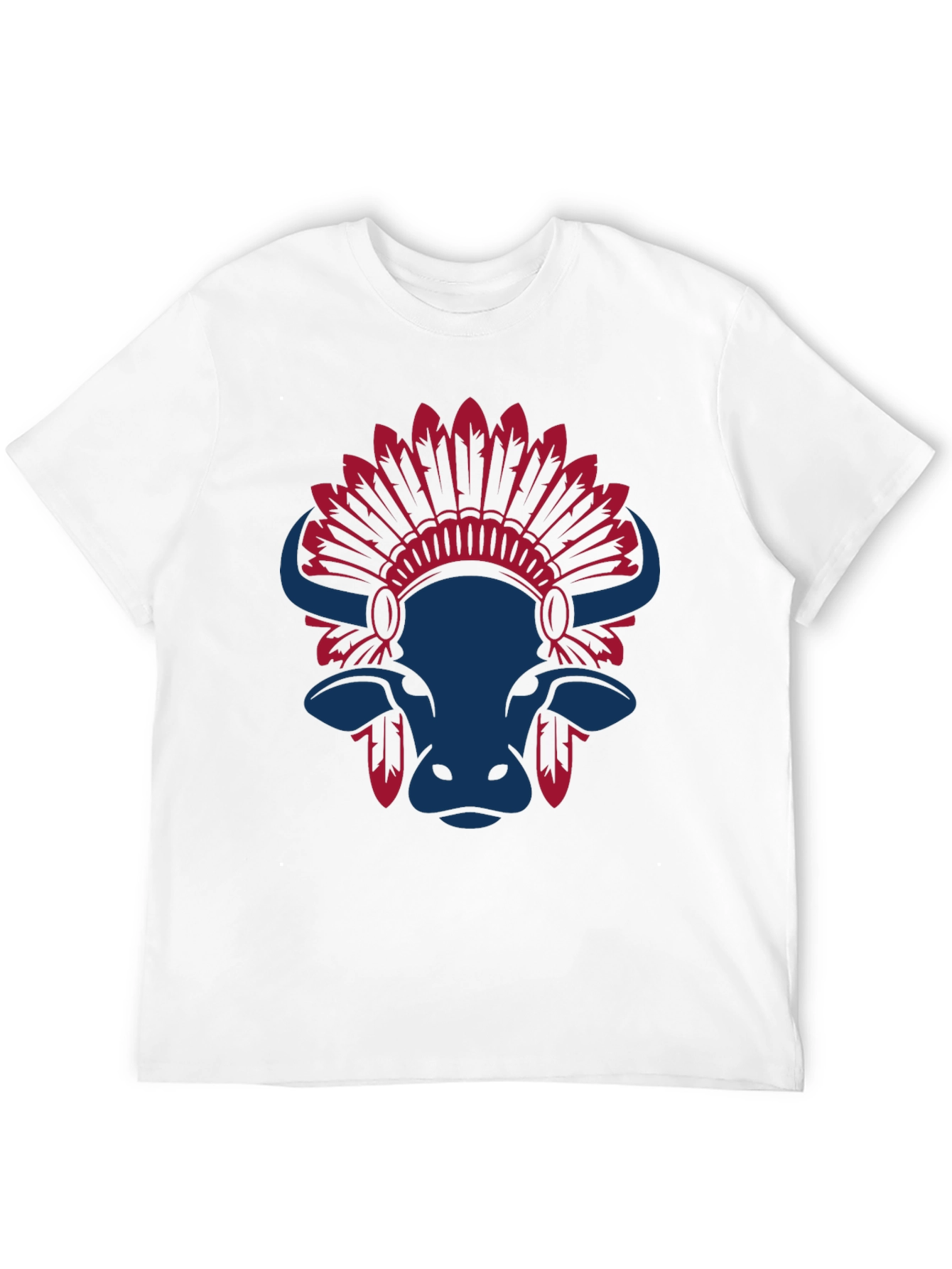 Buffalo Headdress Graphic Tee - Stylish Casual Wear
