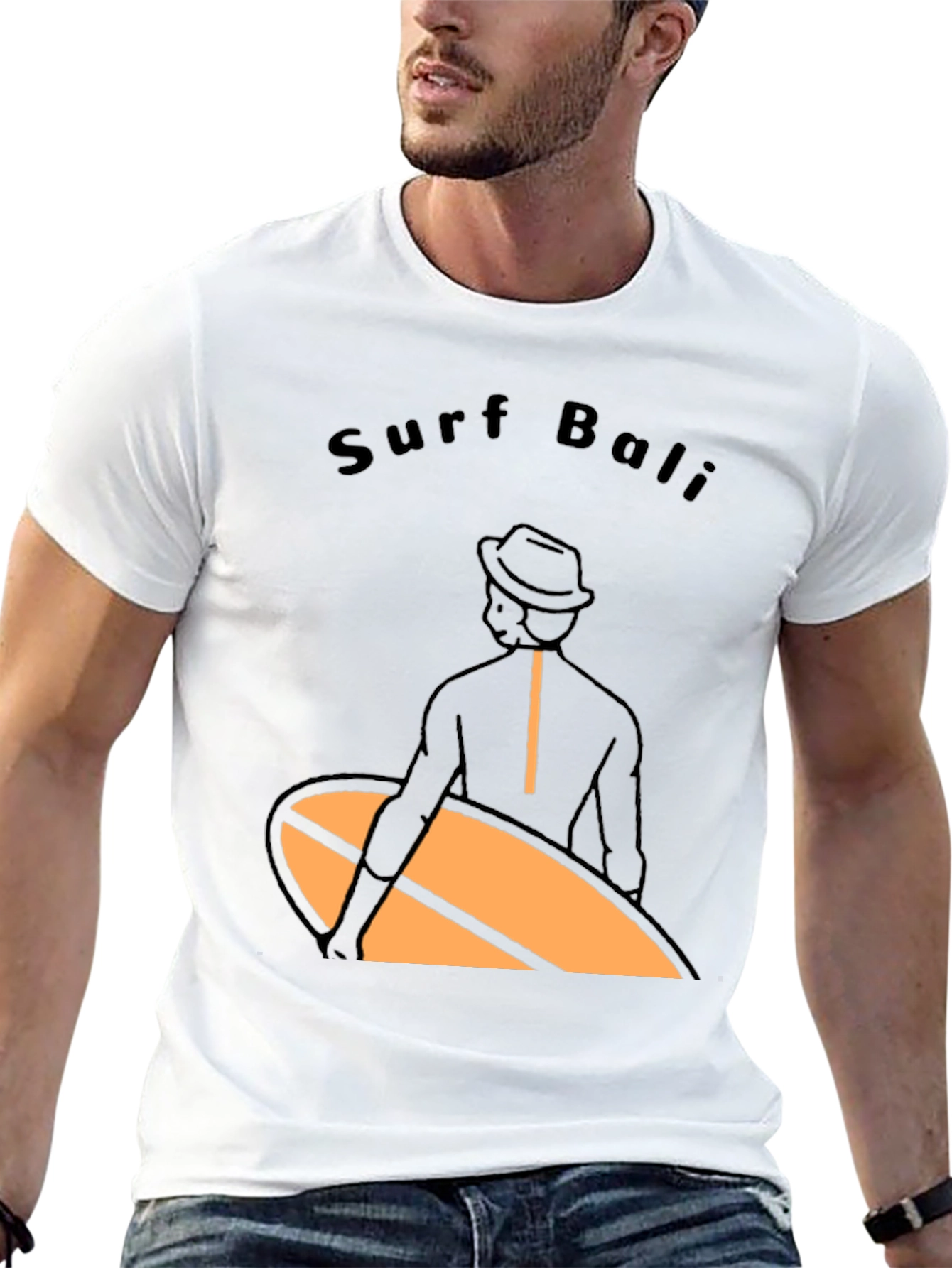 Surf Bali Graphic Tee - Black T-Shirt