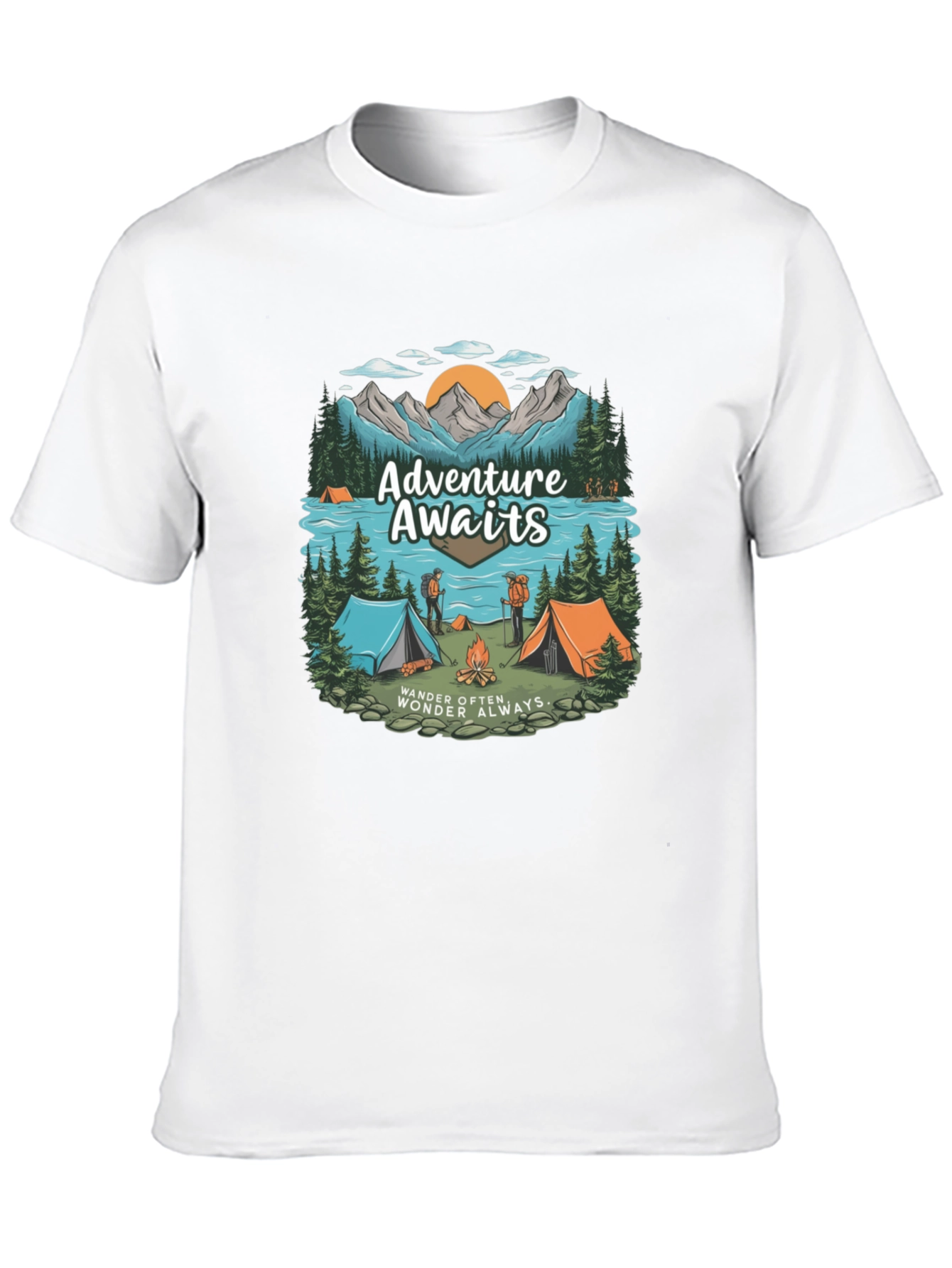 Adventure Awaits Camping T-Shirt