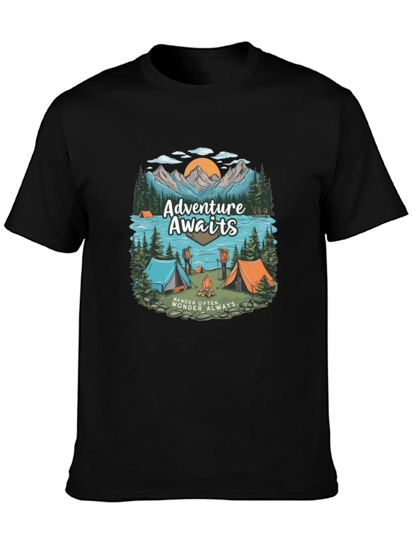 Adventure Awaits Camping T-Shirt