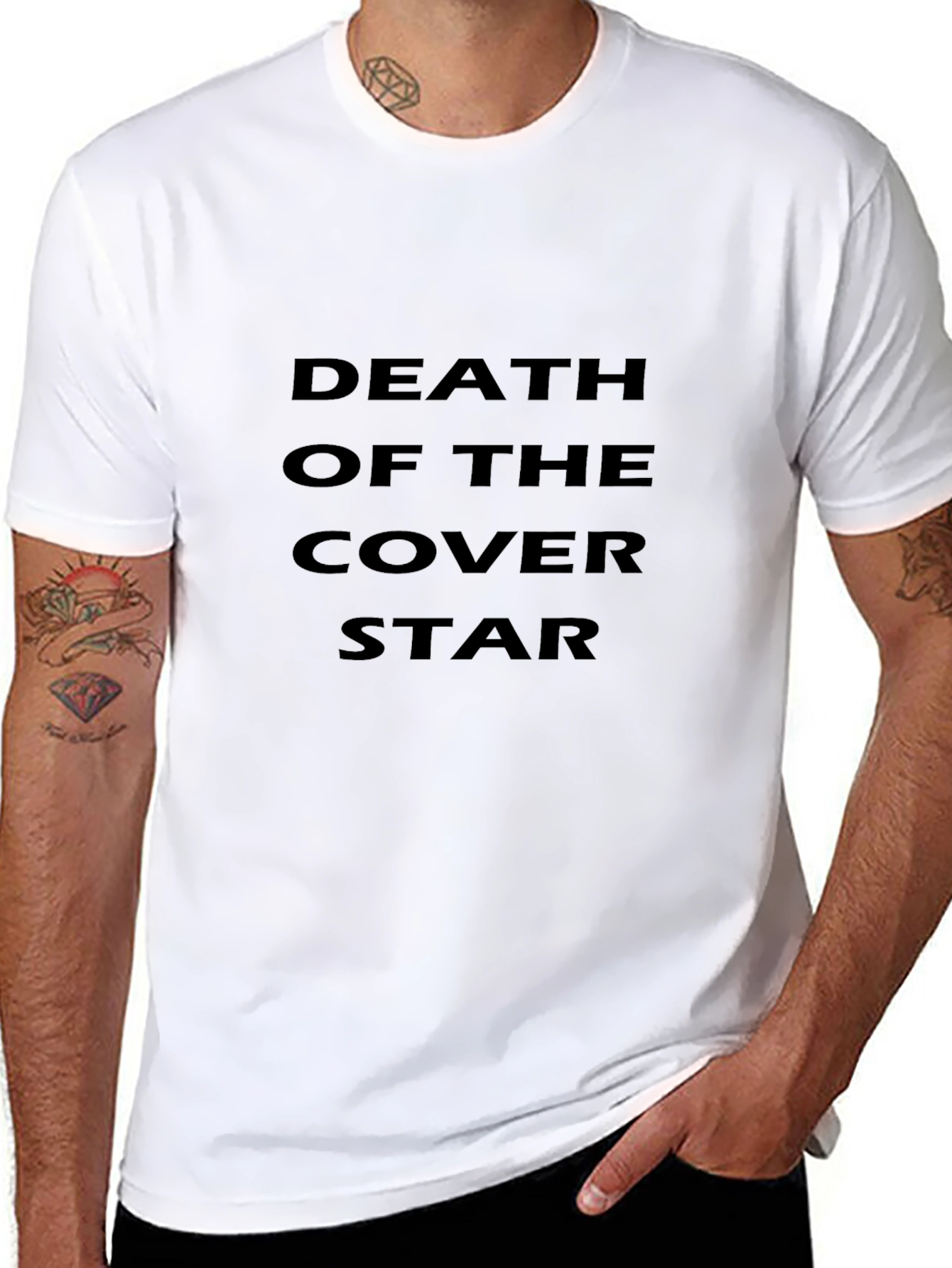 Death of the Cover Star Black Tee