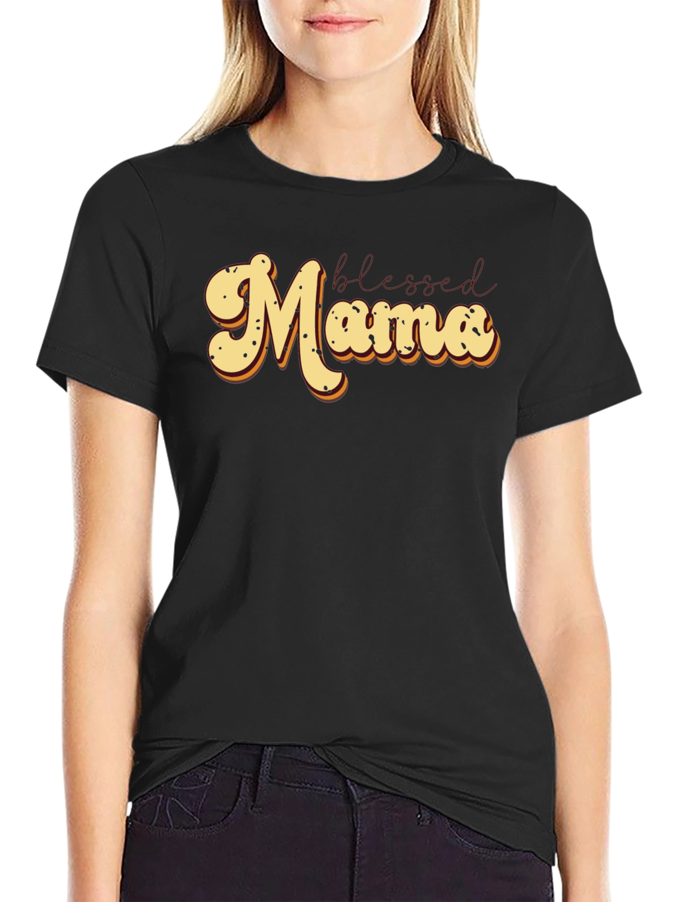 Blessed Mama Graphic Tee - Stylish Comfort Fit