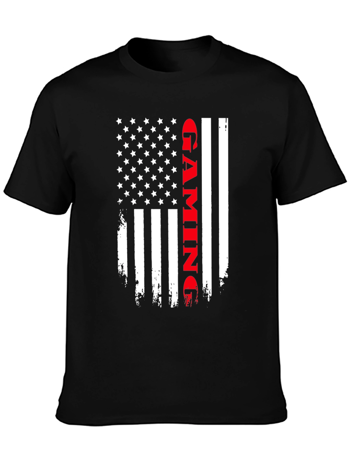 Gaming American Flag T-Shirt Patriotic Gamer Tee