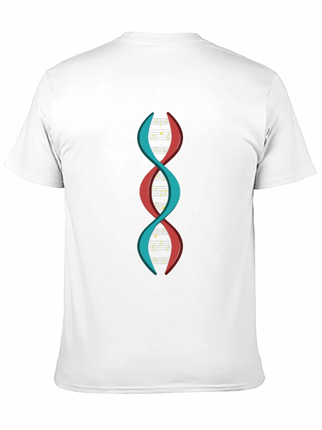 Musical DNA Graphic T-Shirt - Black Cotton Tee