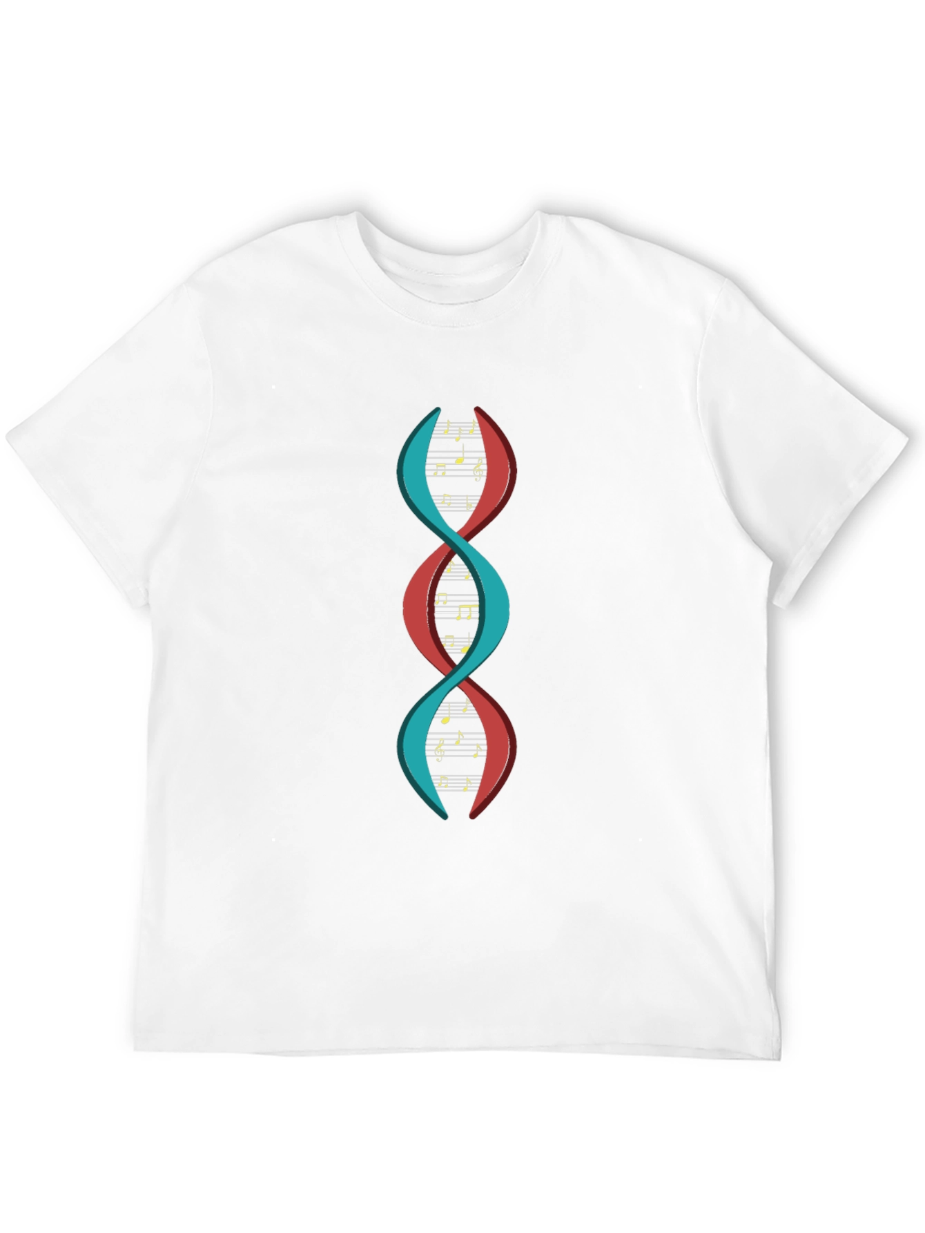 Musical DNA Graphic T-Shirt - Black Cotton Tee