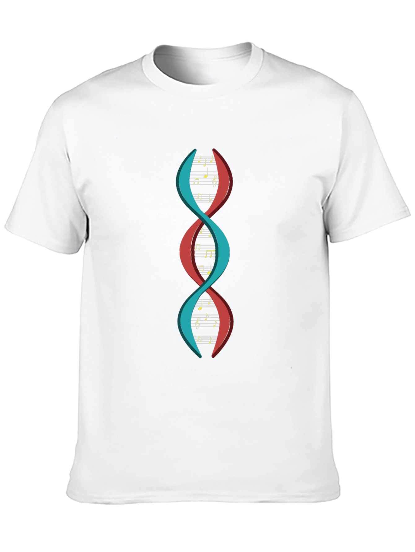 Musical DNA Graphic T-Shirt - Black Cotton Tee