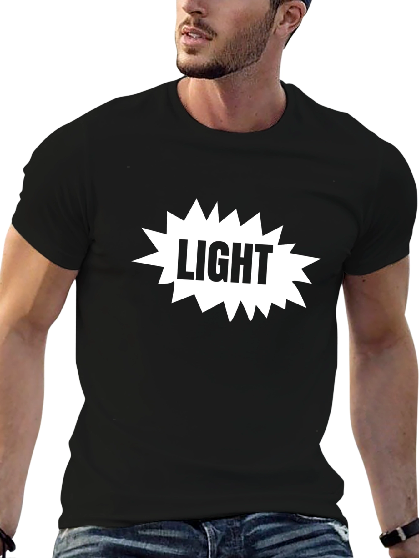Light T-Shirt - Trendy Graphic Tee