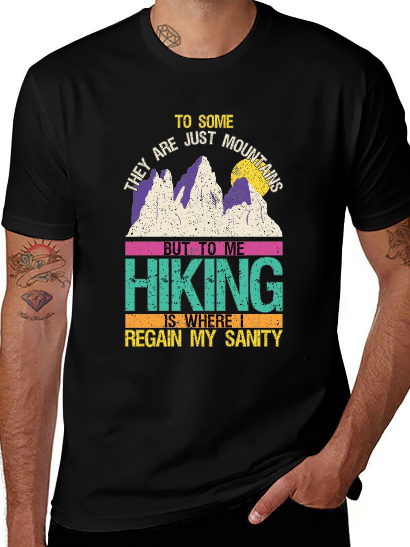 Hiking Sanity T-Shirt: Mountains & Adventure