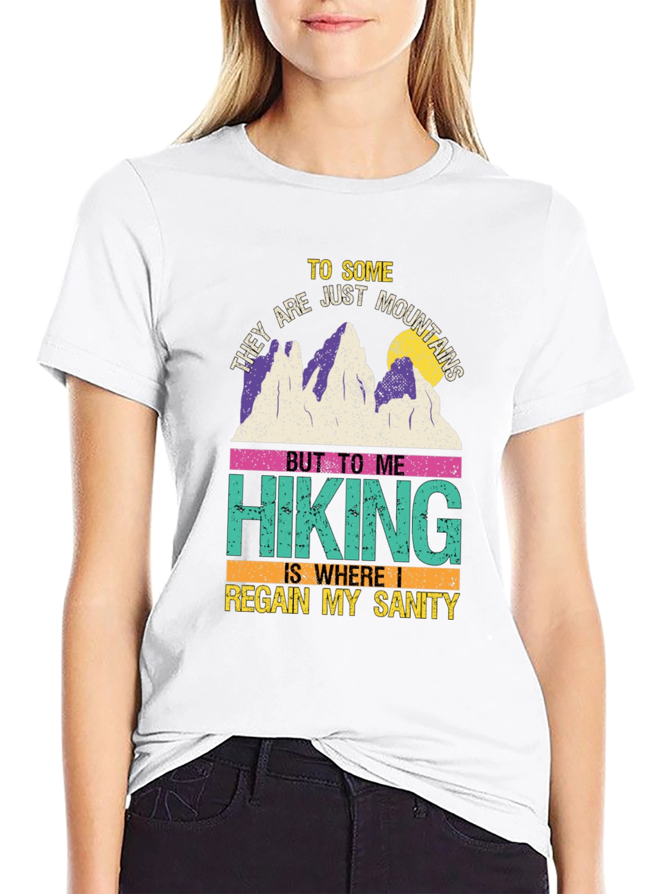 Hiking Sanity T-Shirt: Mountains & Adventure