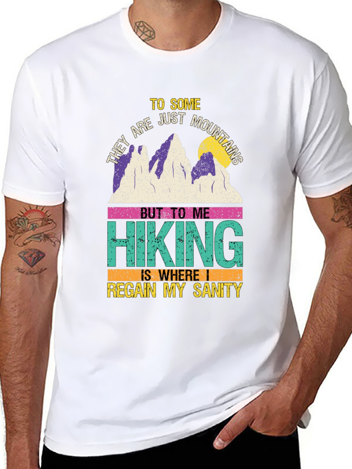 Hiking Sanity T-Shirt: Mountains & Adventure