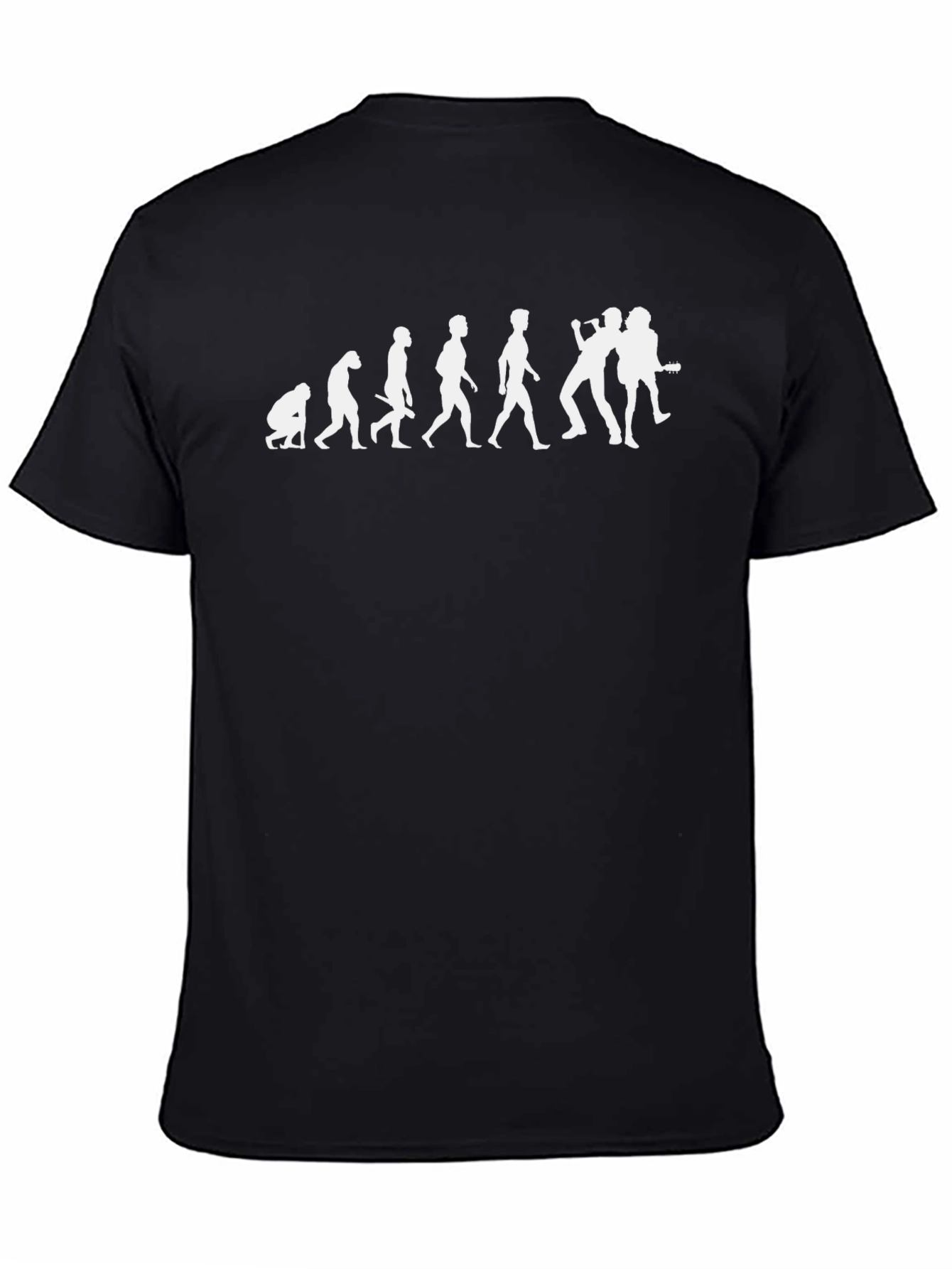 Evolution of Rock T-Shirt - Black