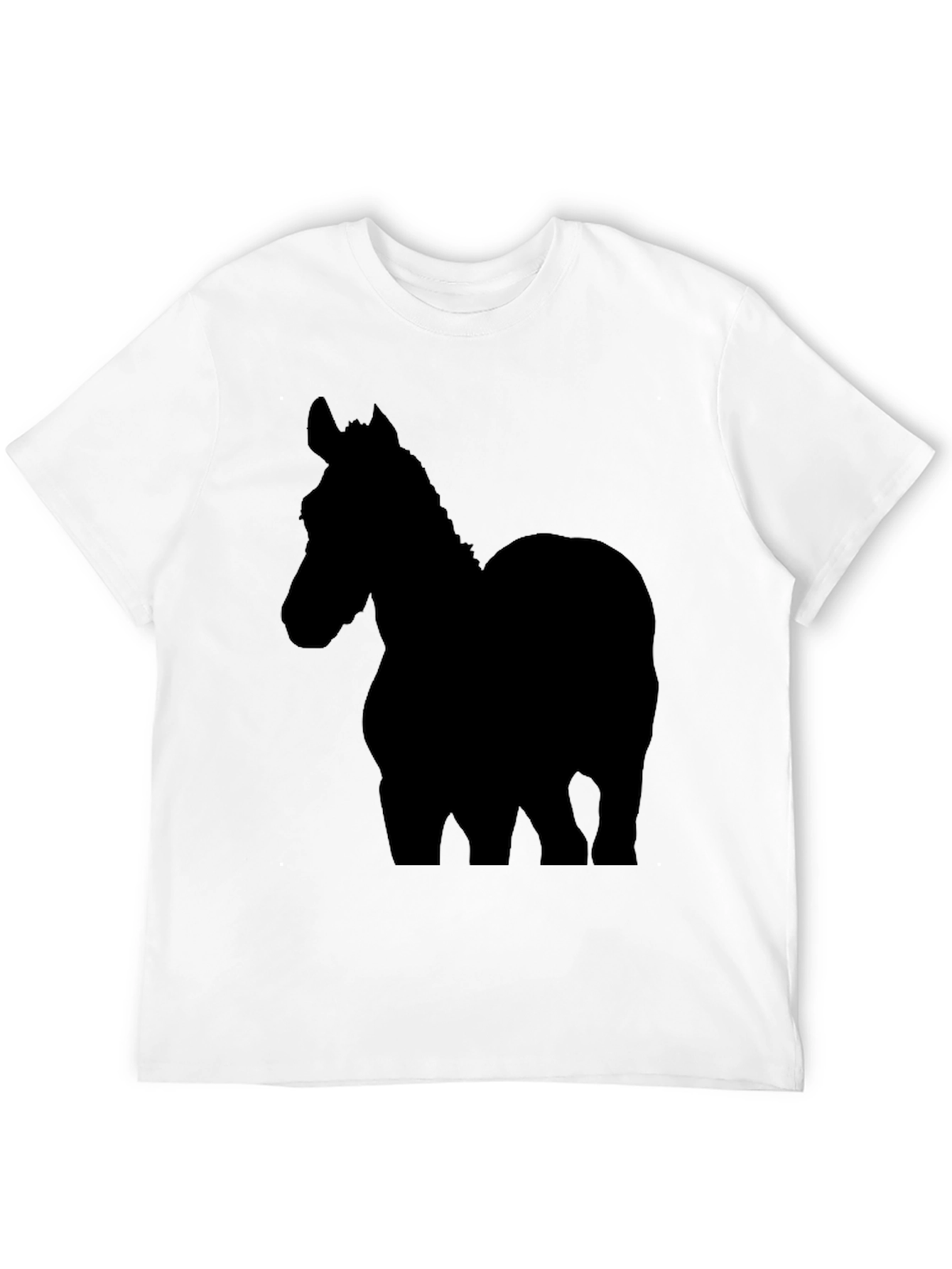 Black Horse Silhouette T-Shirt