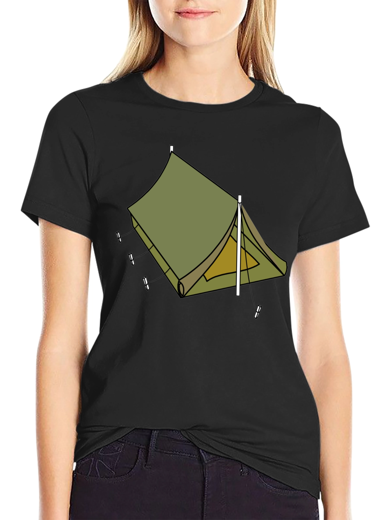 Camping Tent Graphic Tee - Adventure Ready Style