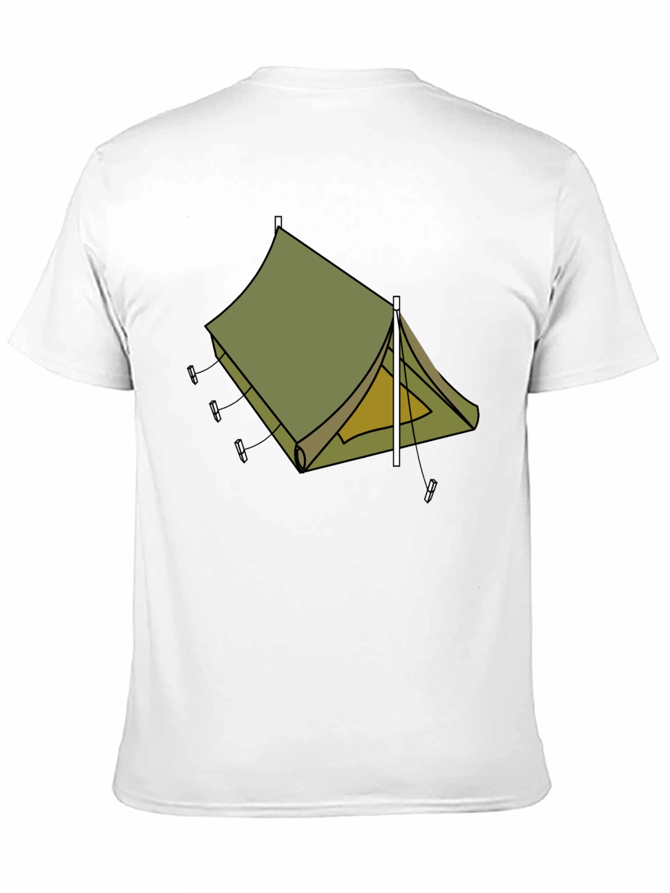 Camping Tent Graphic Tee - Adventure Ready Style